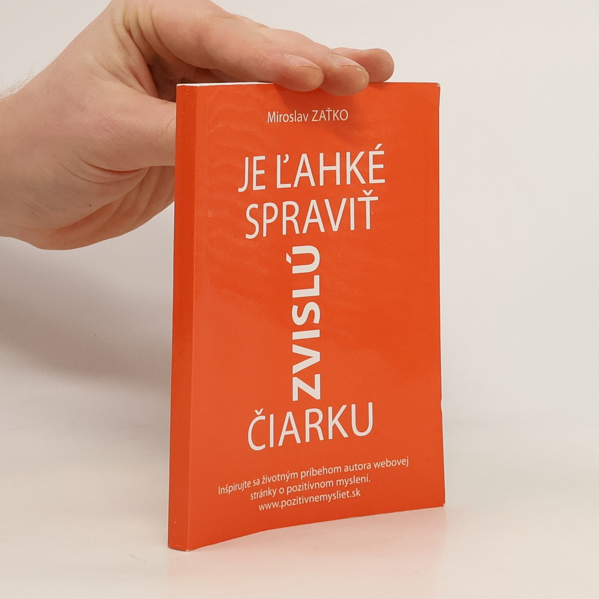 Miroslav Zaťko Je ľahké spraviť zvislú čiarku