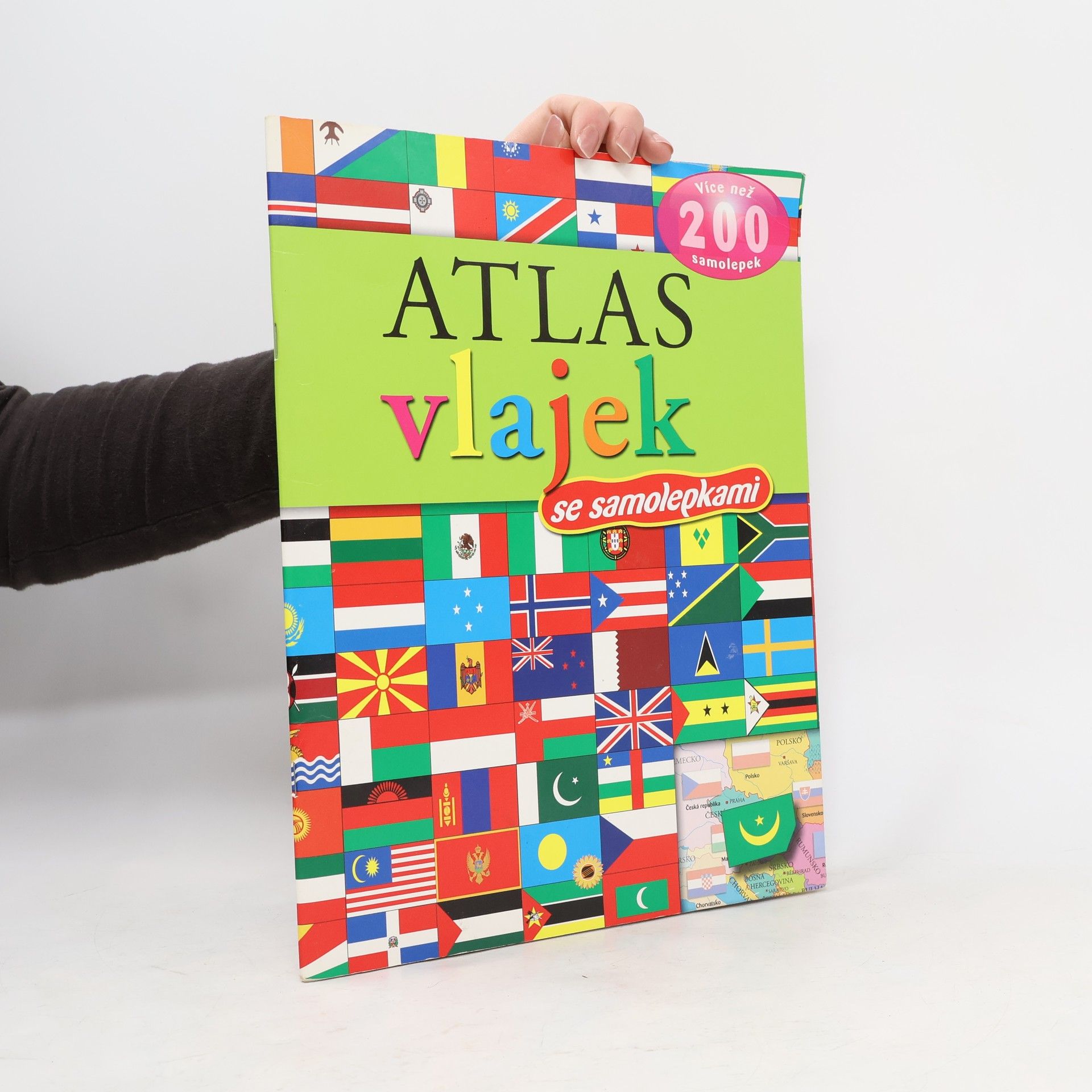 Autorenkollektiv Atlas vlajek se samolepkami