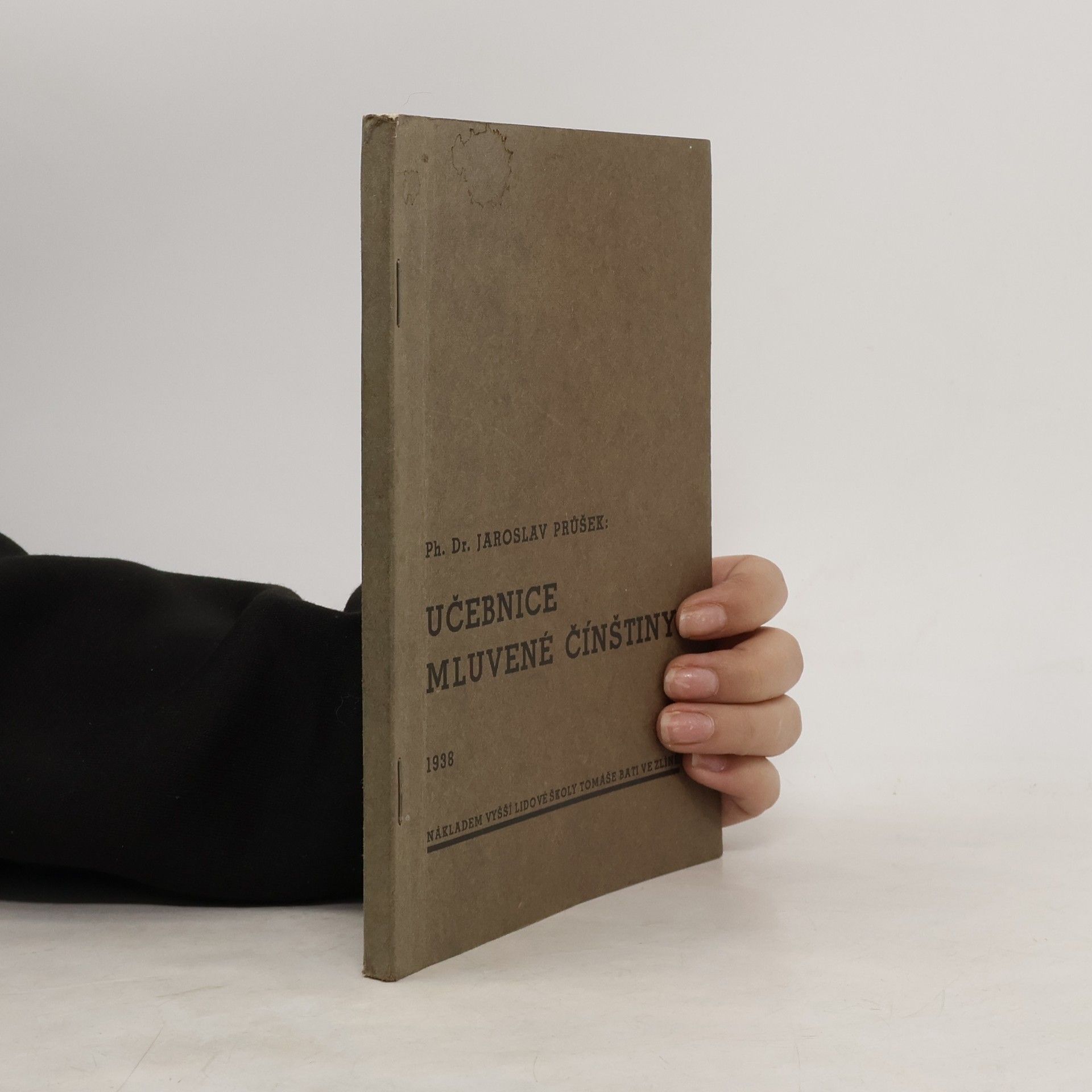 Jaroslav Průšek Učebnice mluvené čínštiny