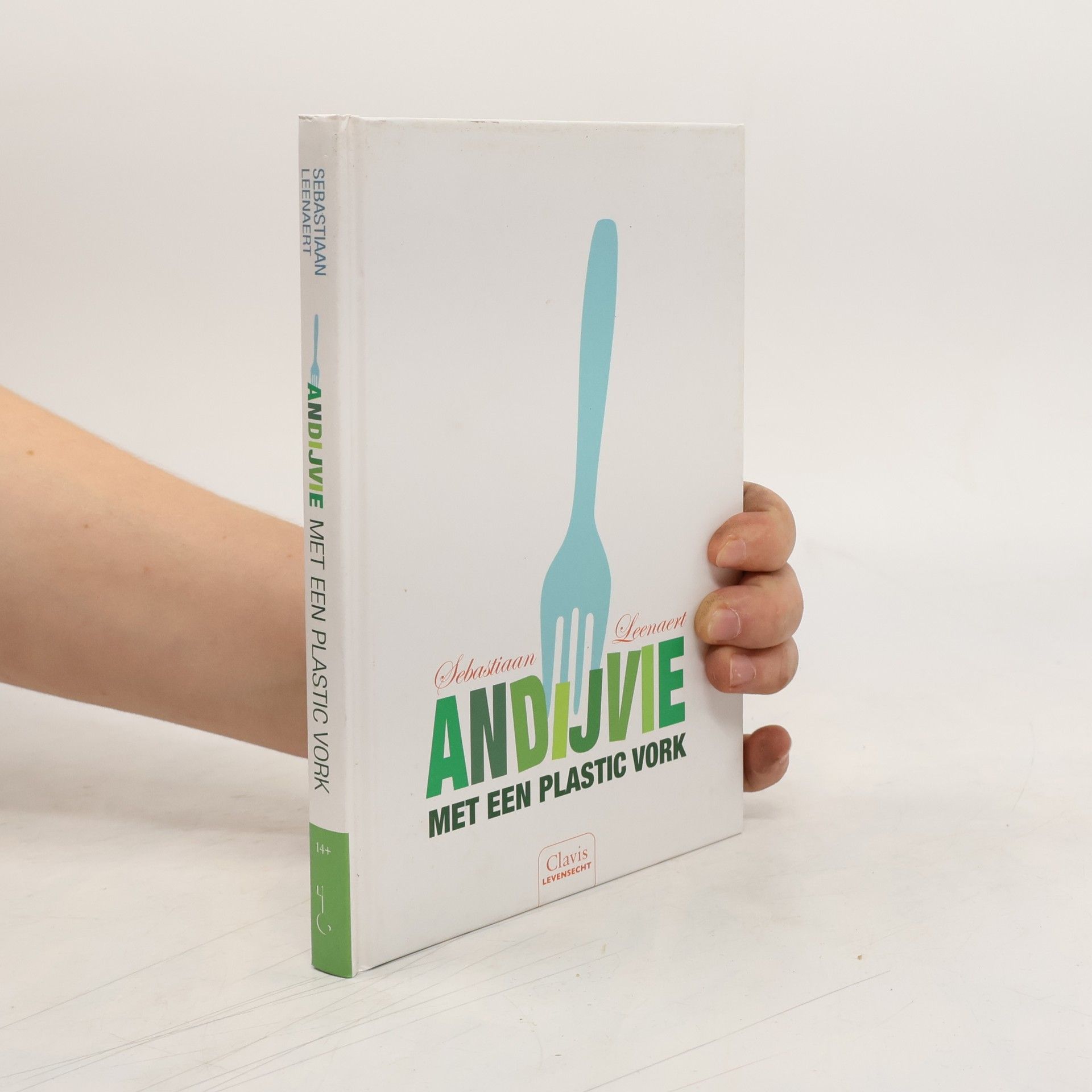 Sebastiaan Leenaert Andijvie met een plastic vork / druk 1