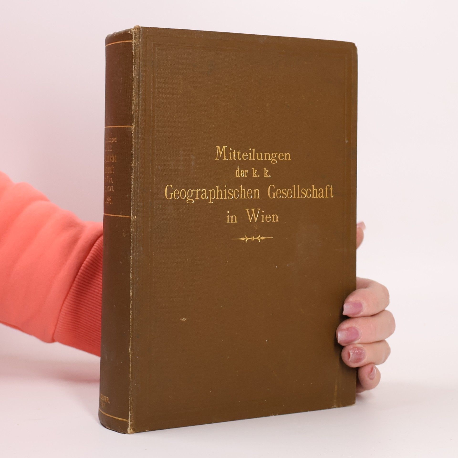 Auteurscollectief Mitteilungen der k. k. Geographischen Gesellschaft in Wien