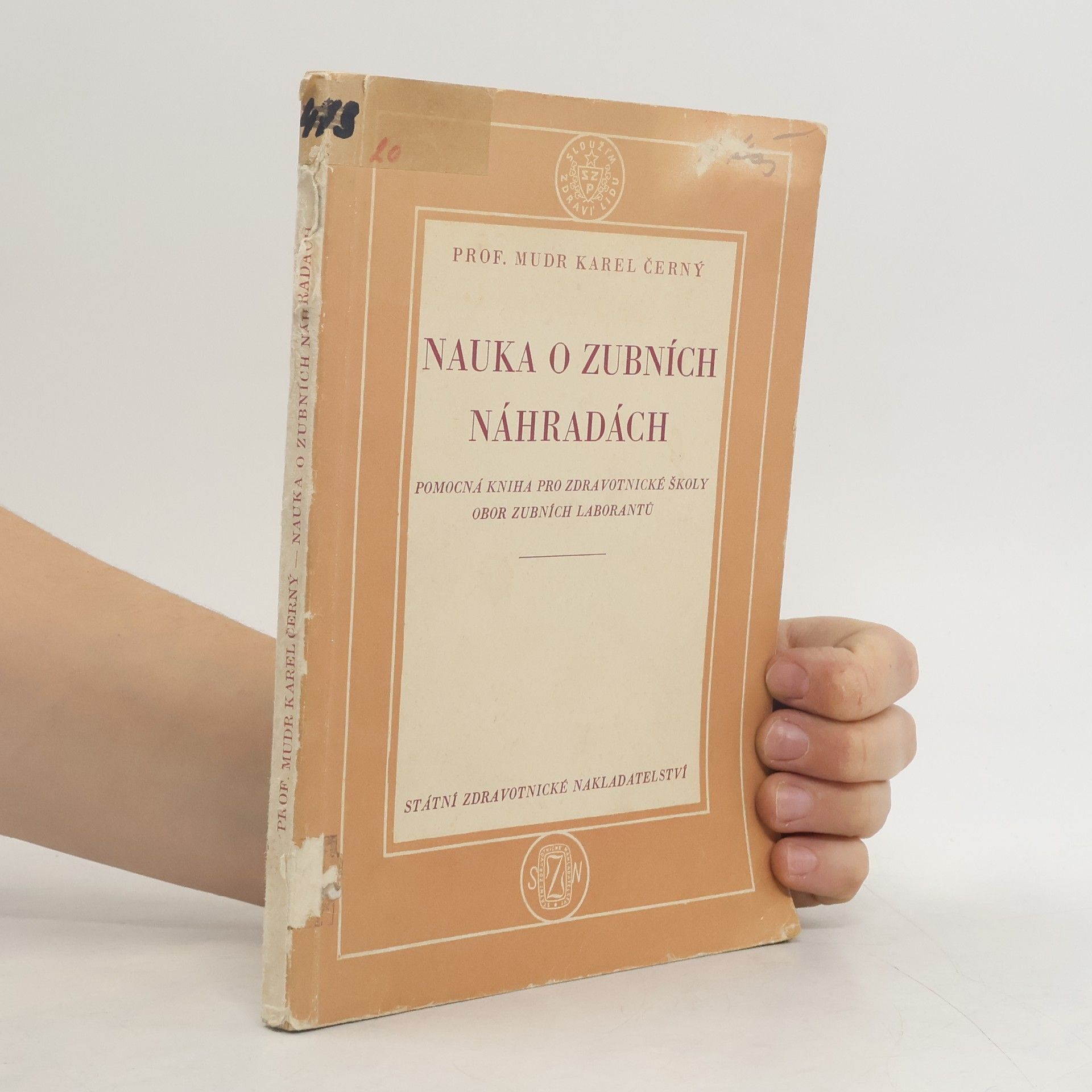 Karel Černý Nauka o zubních náhradách