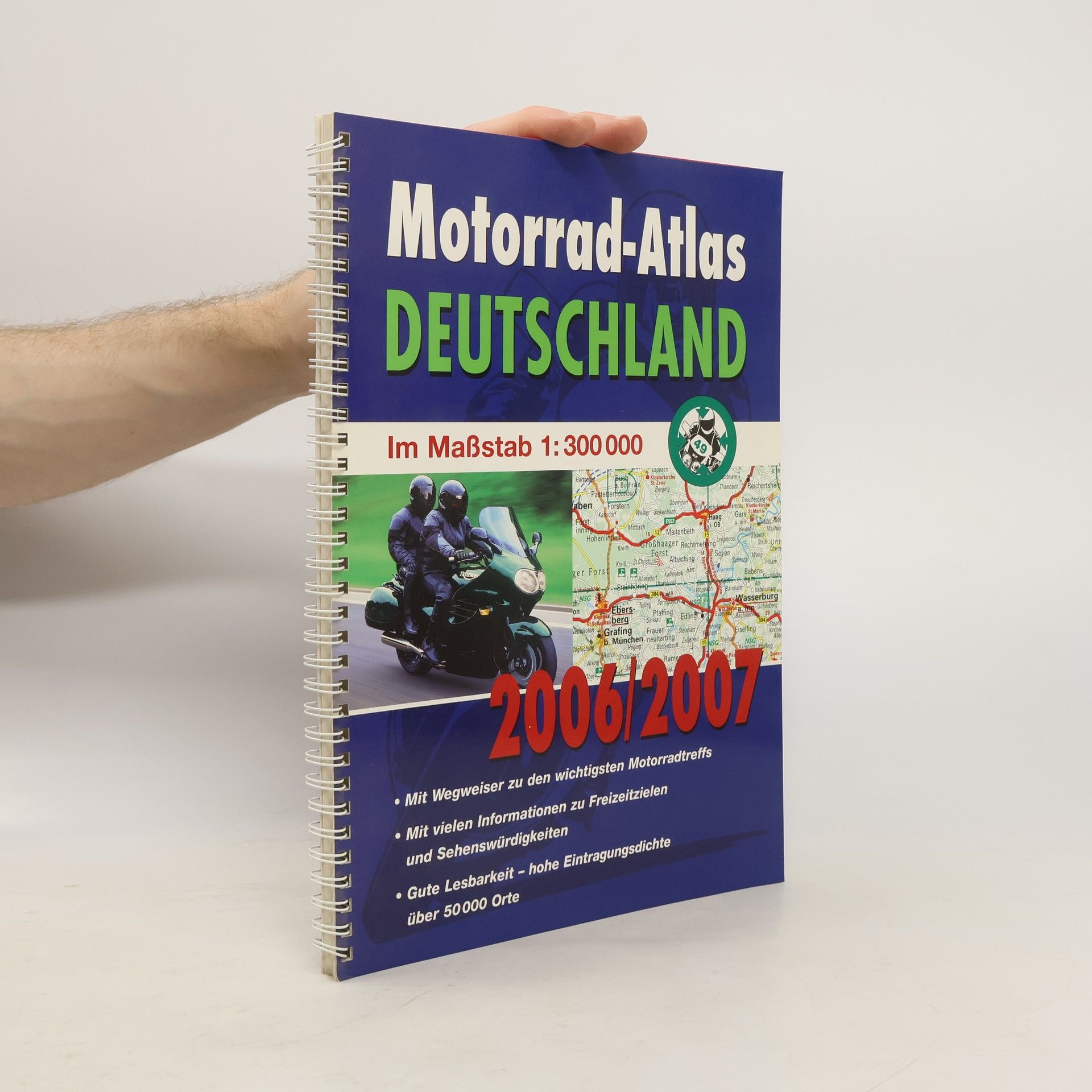 Autorenkollektiv Motorrad-Atlas: Deutschland 2006/2007
