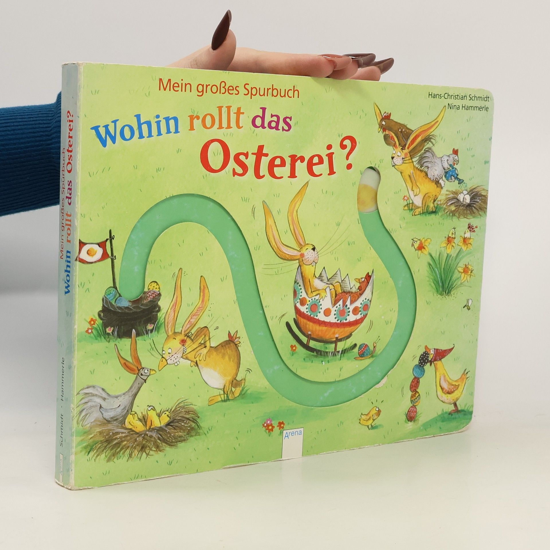 Hans-Christian Schmidt Mein großes Spurbuch - wohin rollt das Osterei?