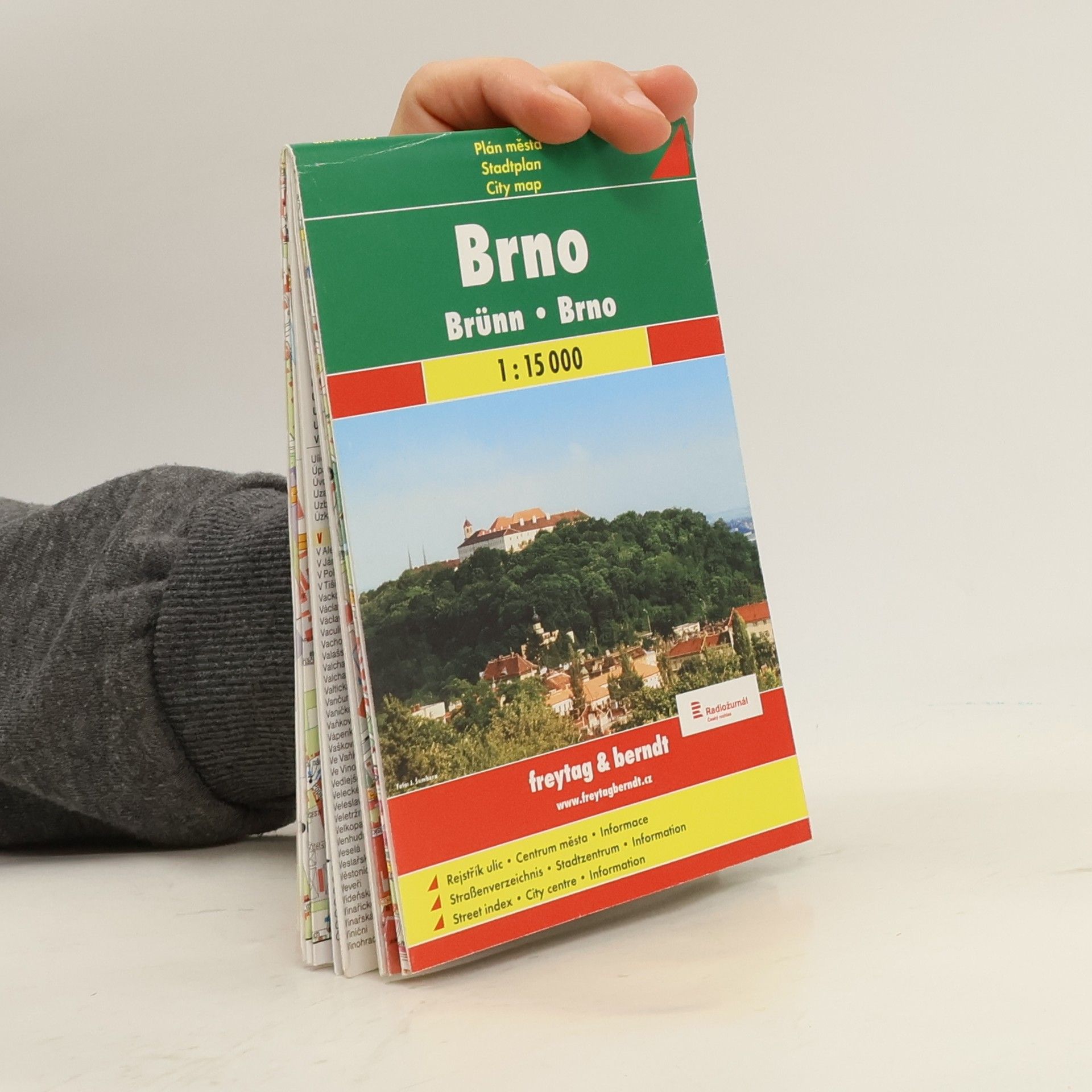 Autorenkollektiv Brno mapa centrum 1:15 000