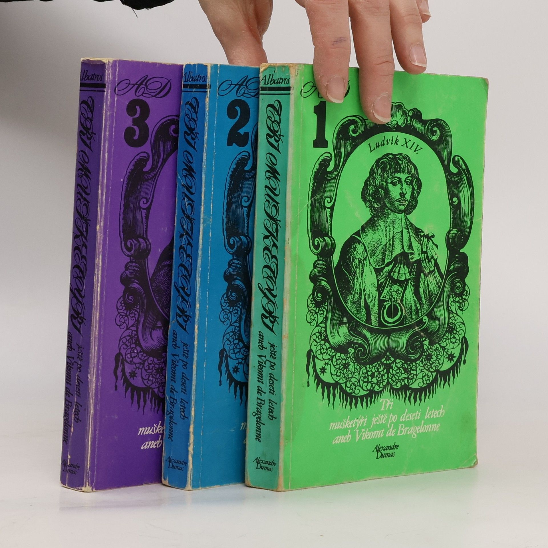 Alexandre Dumas Tři mušketýři ještě po deseti letech aneb Vikomt de Bragelonne 1-3