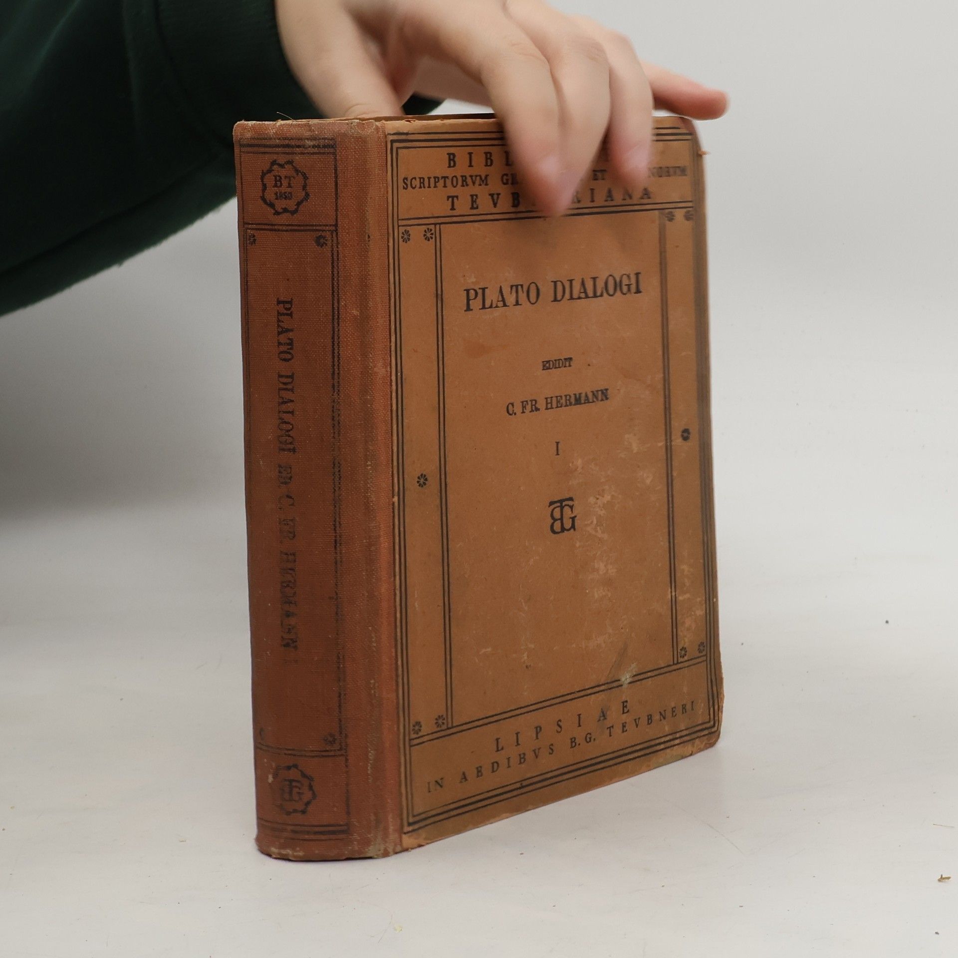  Platonis Dialogi secundum Thrasylli tetralogias dispositi. Vol. I