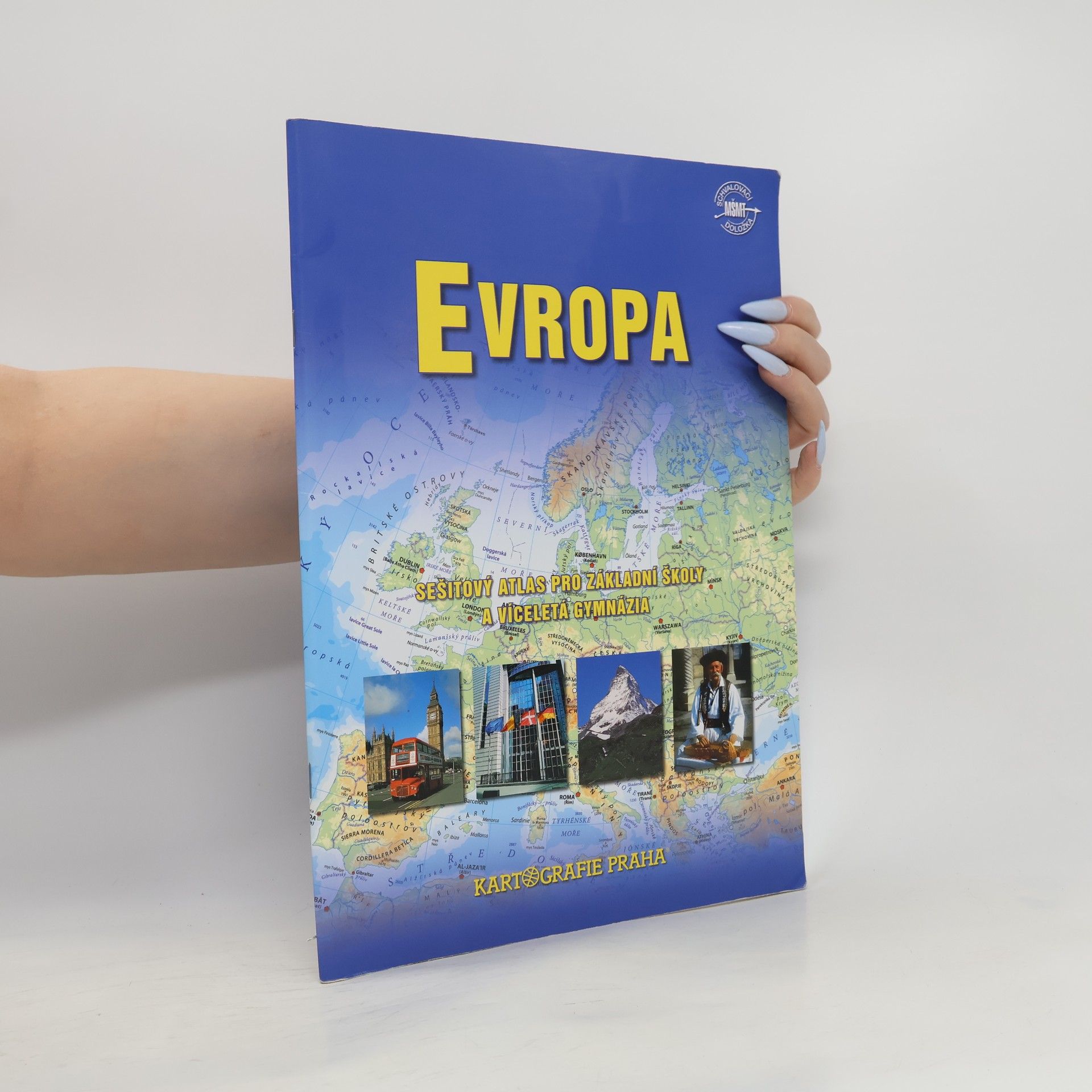 Autorenkollektiv Evropa sešitový atlas pro základní školy a víceletá gymnázia