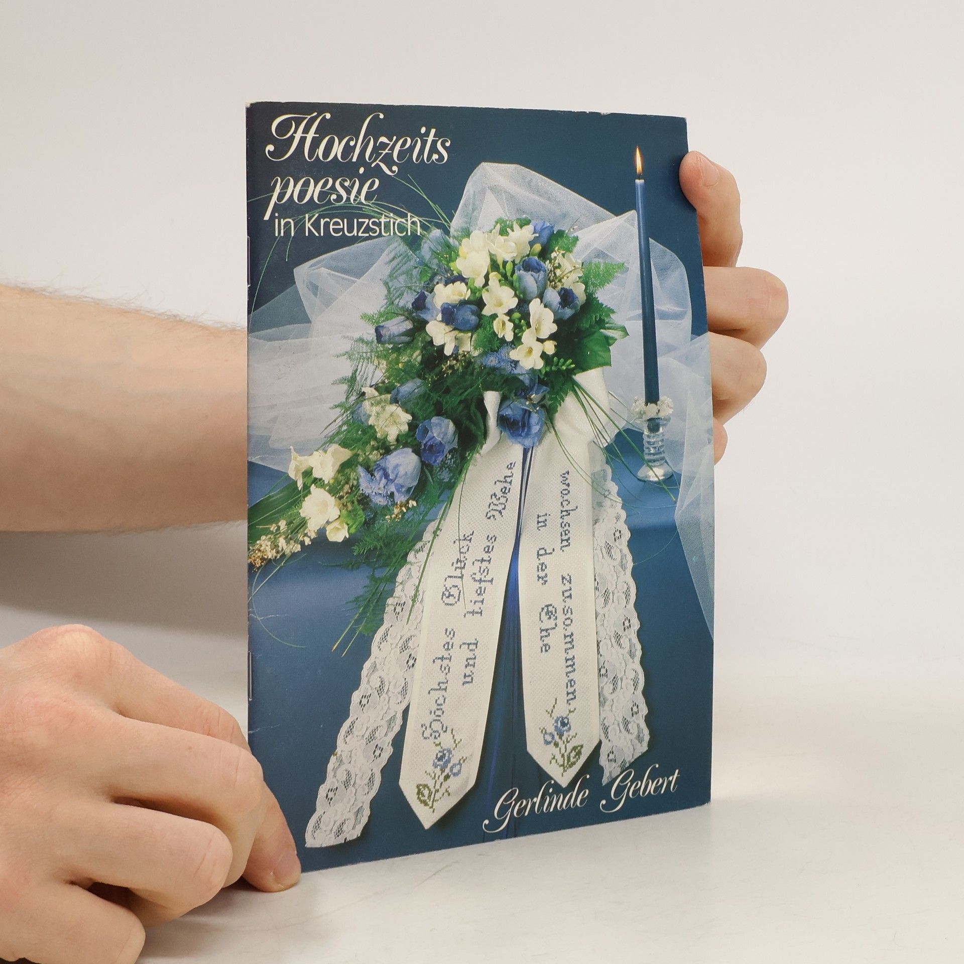 Hochzeits poesie in Kreuzstich