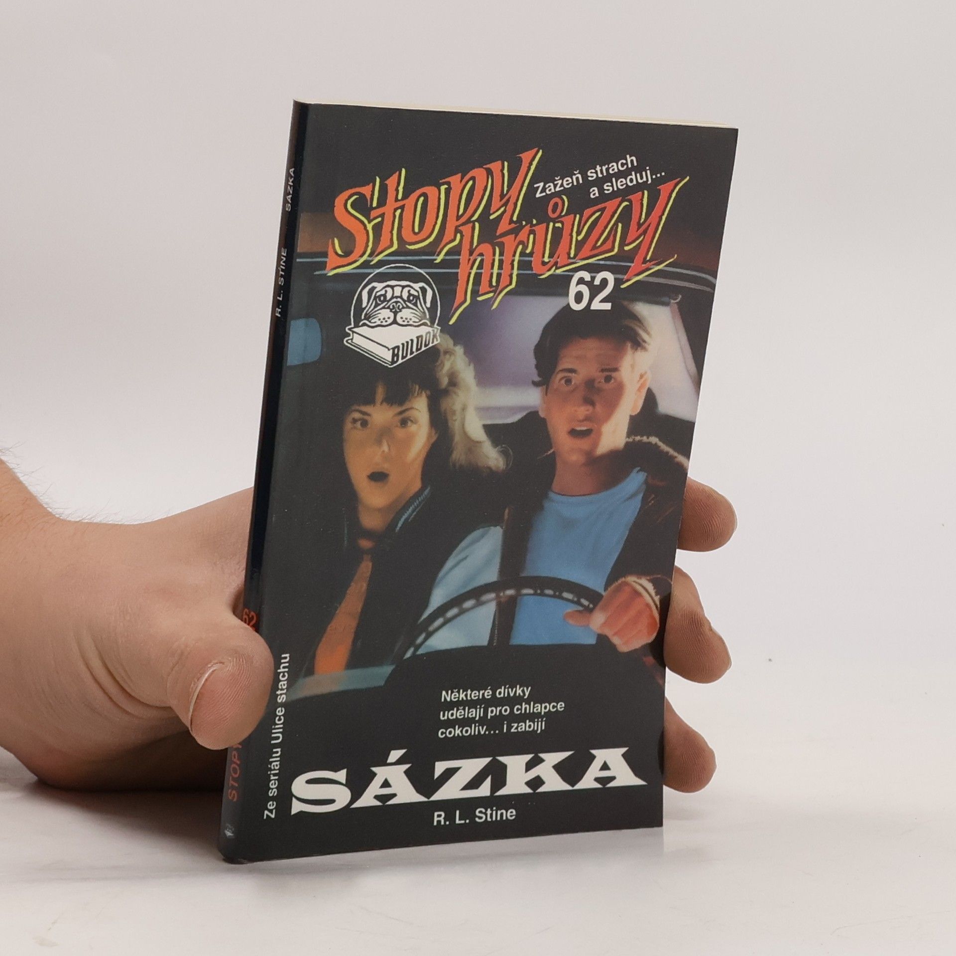 R. L. Stine Sázka. Stopy hrůzy 62