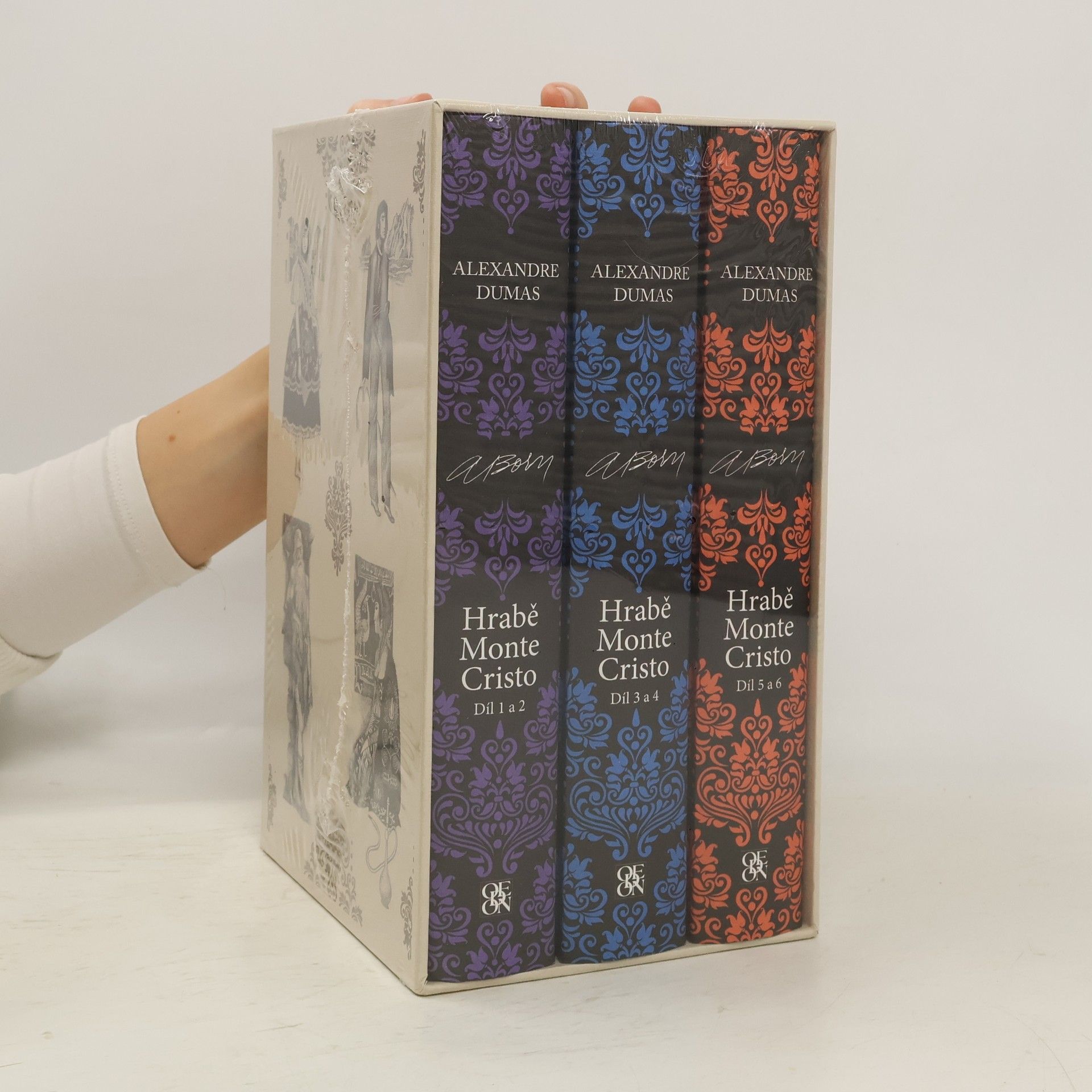 Alexandre Dumas Hrabě Monte Cristo 1.-6. díl (3 svazky, box)