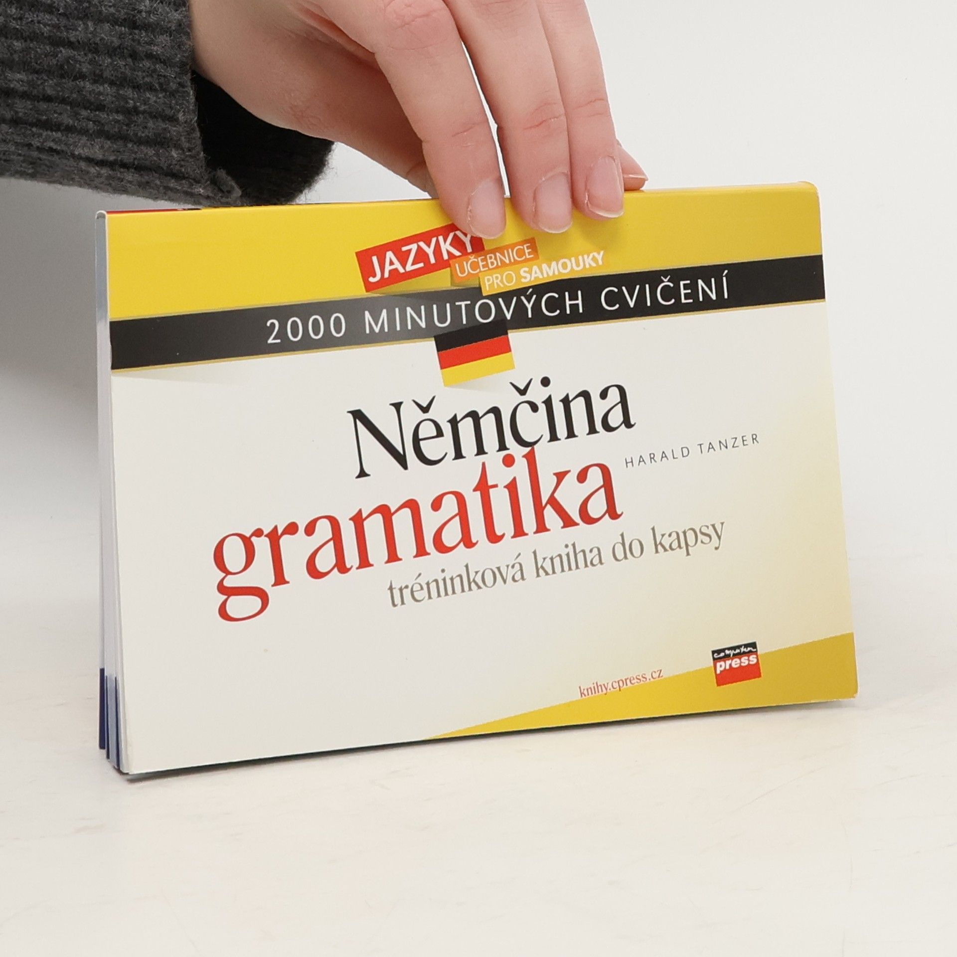 Němčina-gramatika,tréninková kniha do kapsy