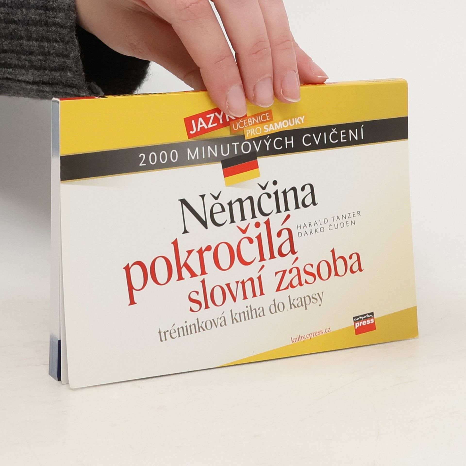 Němčina. Pokročilá slovní zásoba. Tréninková kniha do kapsy.