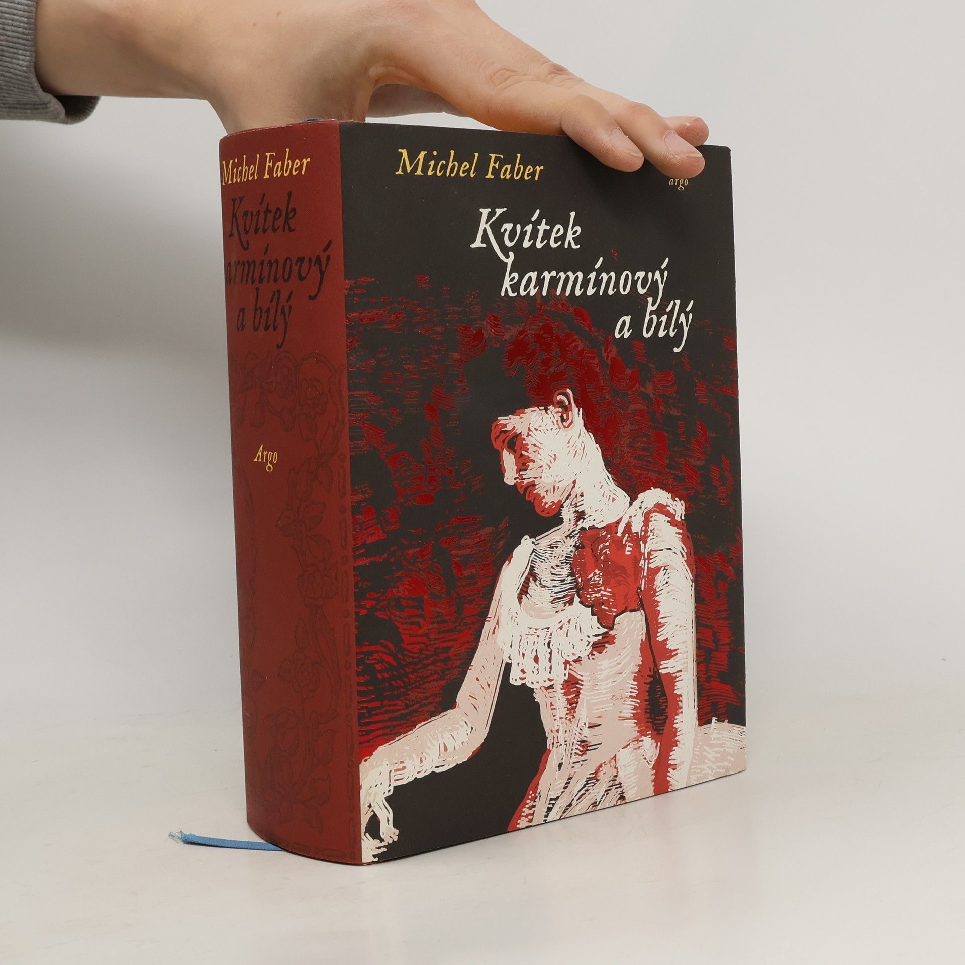 Michel Faber Kvítek karmínový a bílý