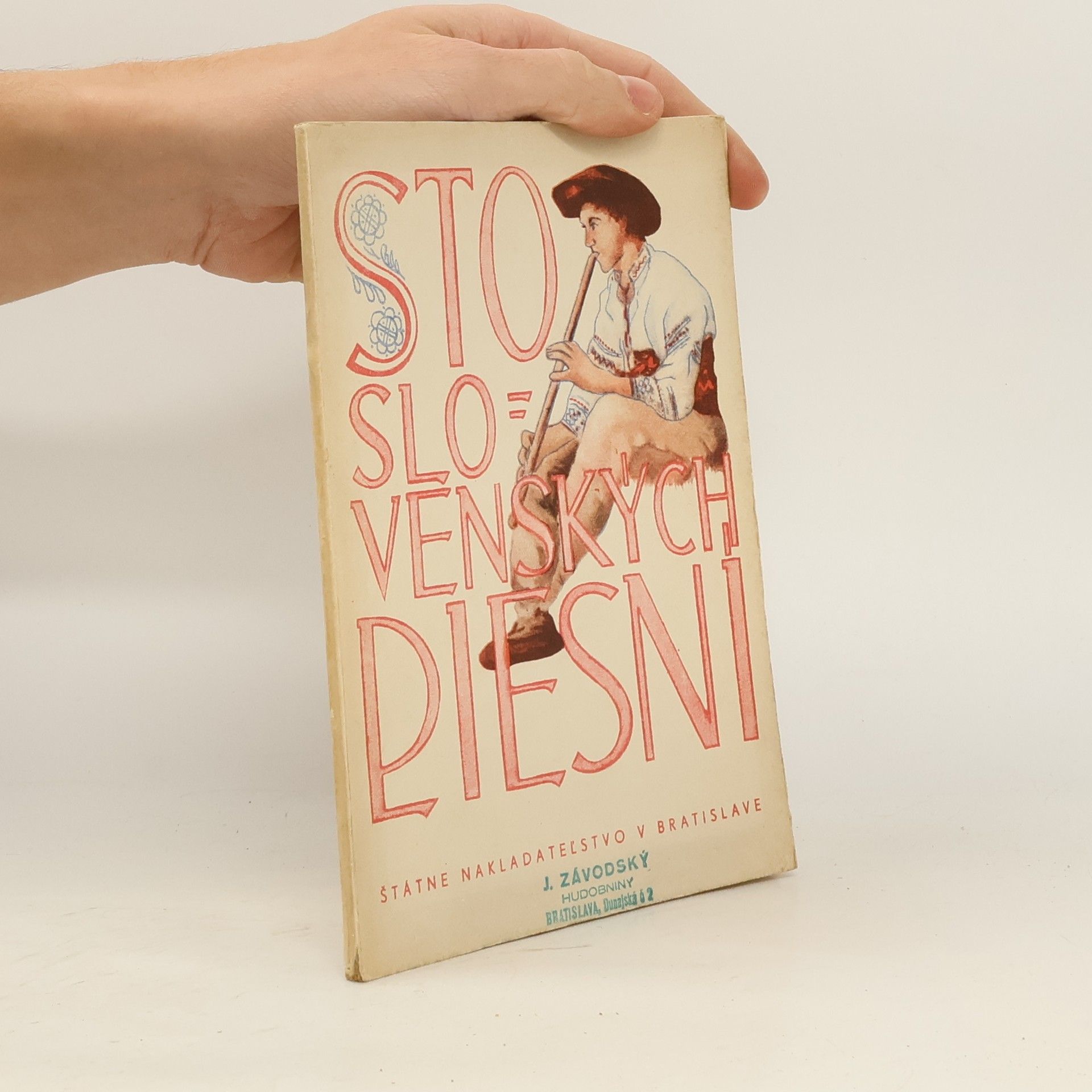 Ján F Kvetoň Sto slovenských l'udových piesní