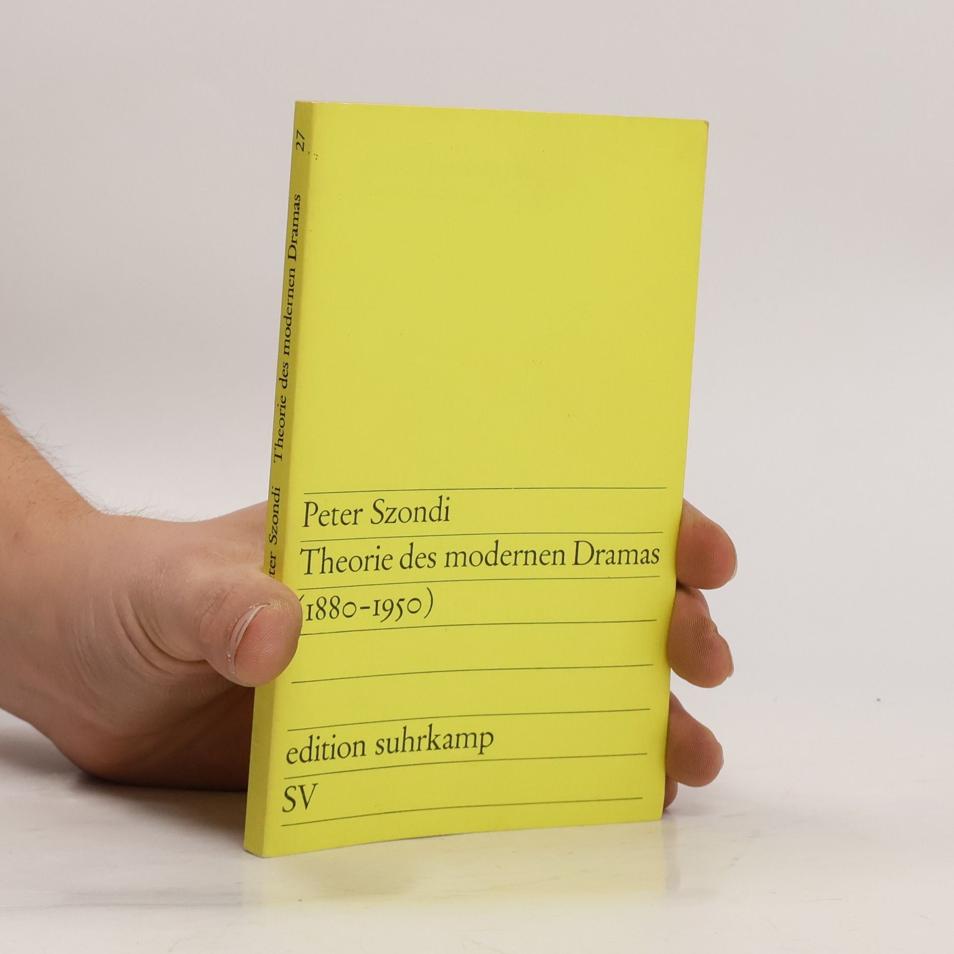 Theorie des modernen Dramas 1880-1950