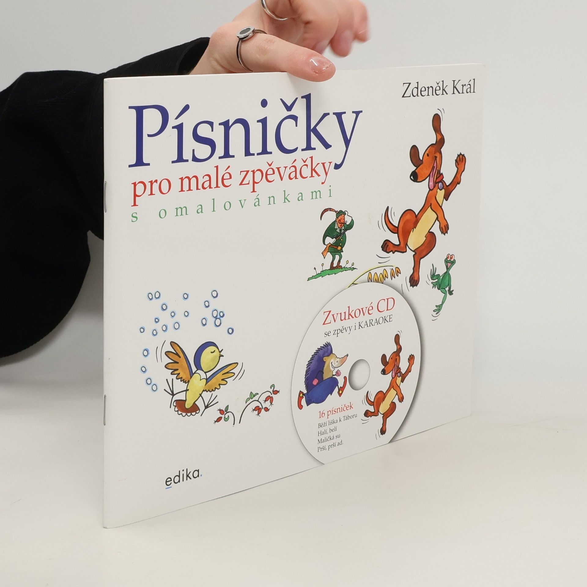 Zdeněk Král Písničky pro malé zpěváčky s omalovánkami, CD