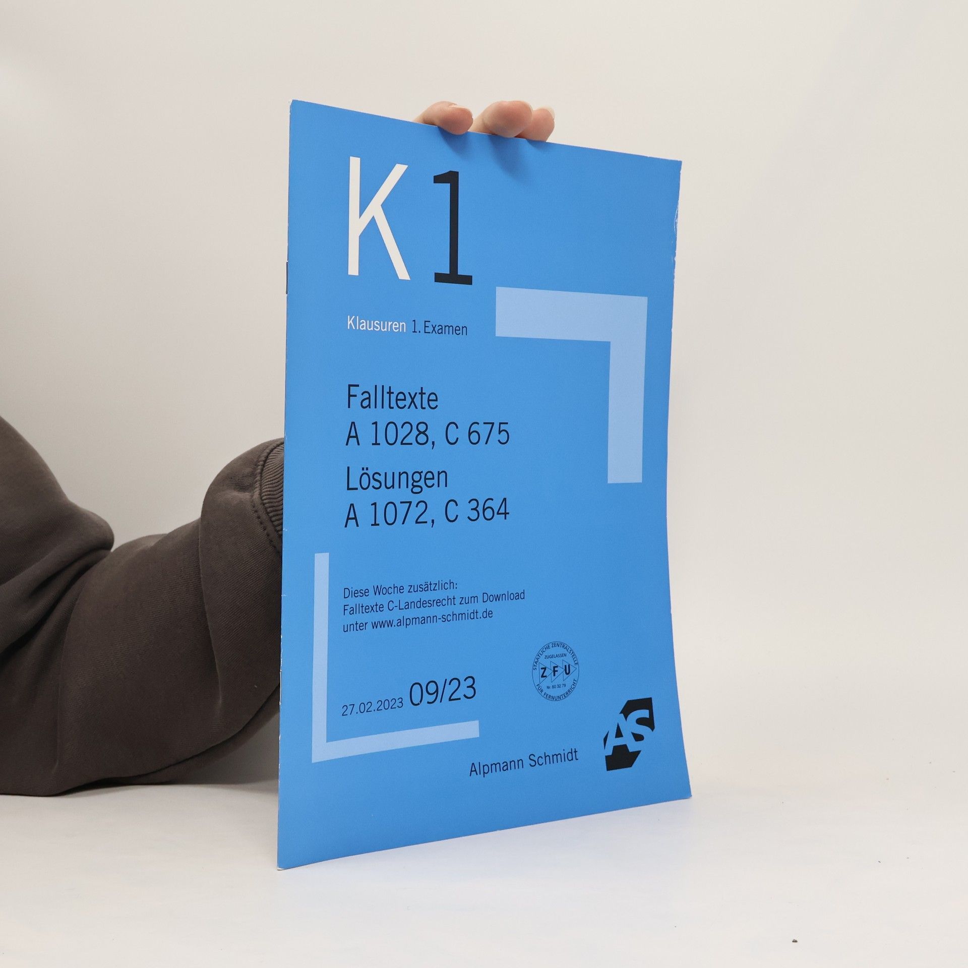 Autorenkollektiv K 1. Falltexte A 1028, C 675 Lösungen A 1072, C 364