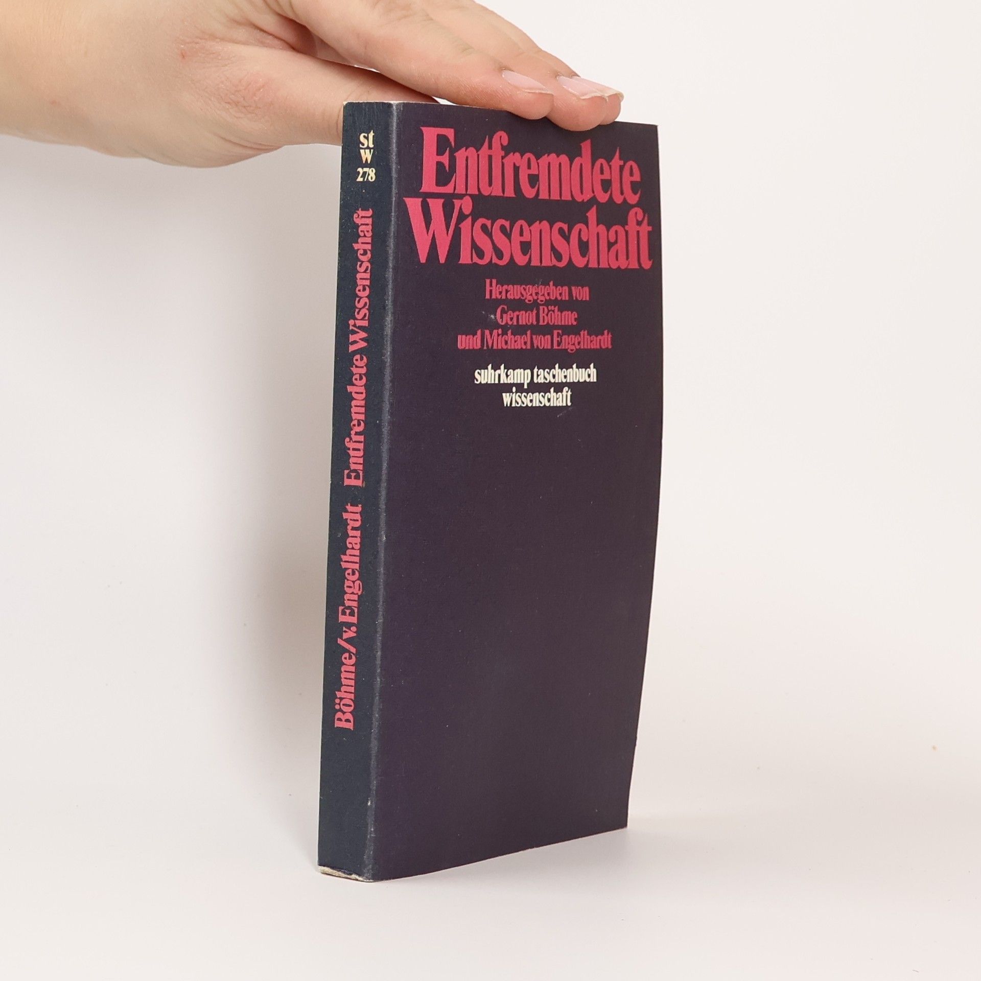 Gernot Böhme Entfremdete Wissenschaft