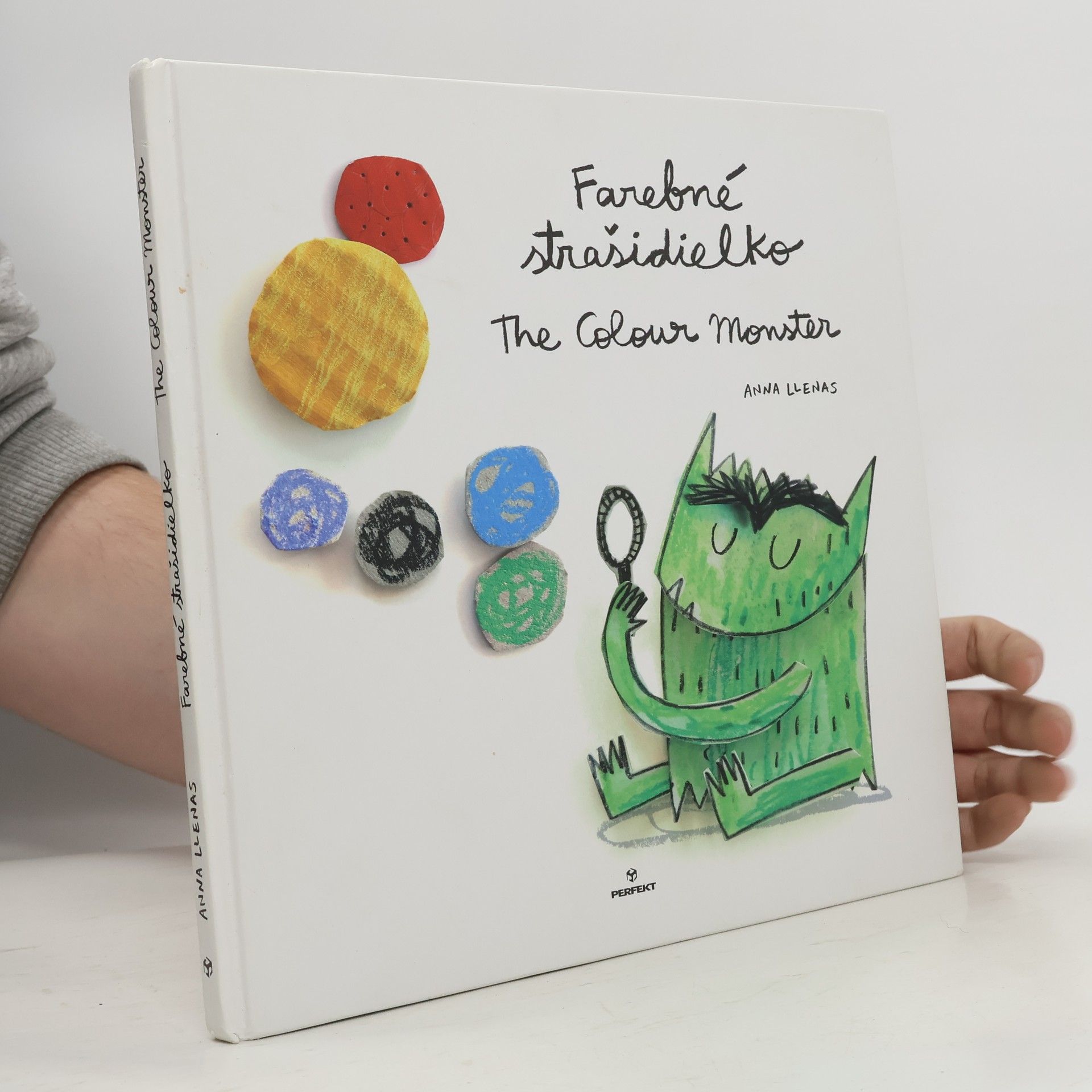 Anna Llenas Farebné strašidielko. Malóvanka. The Colour Monster