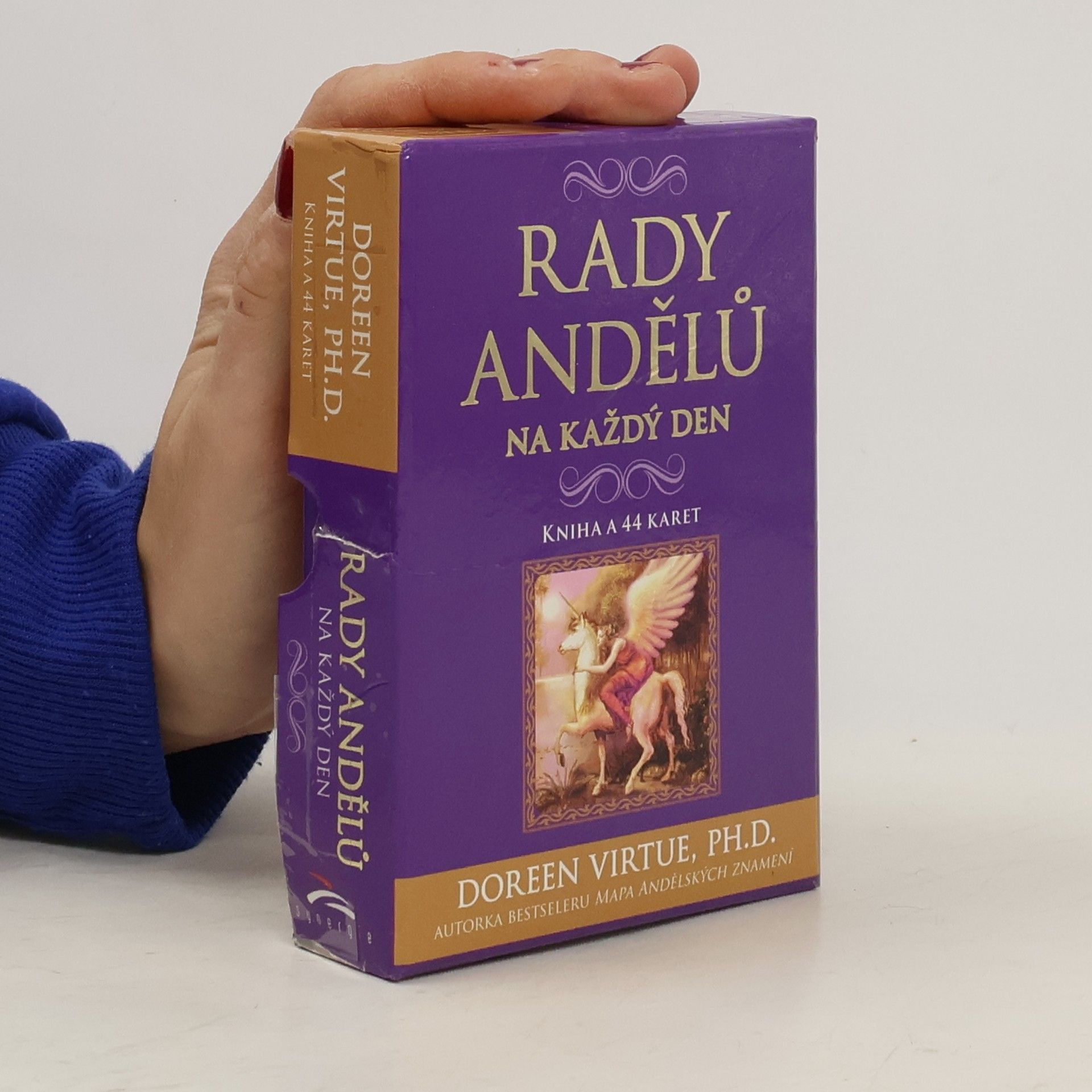 Doreen Virtue Rady andělů na každý den (kniha a 44 karet)