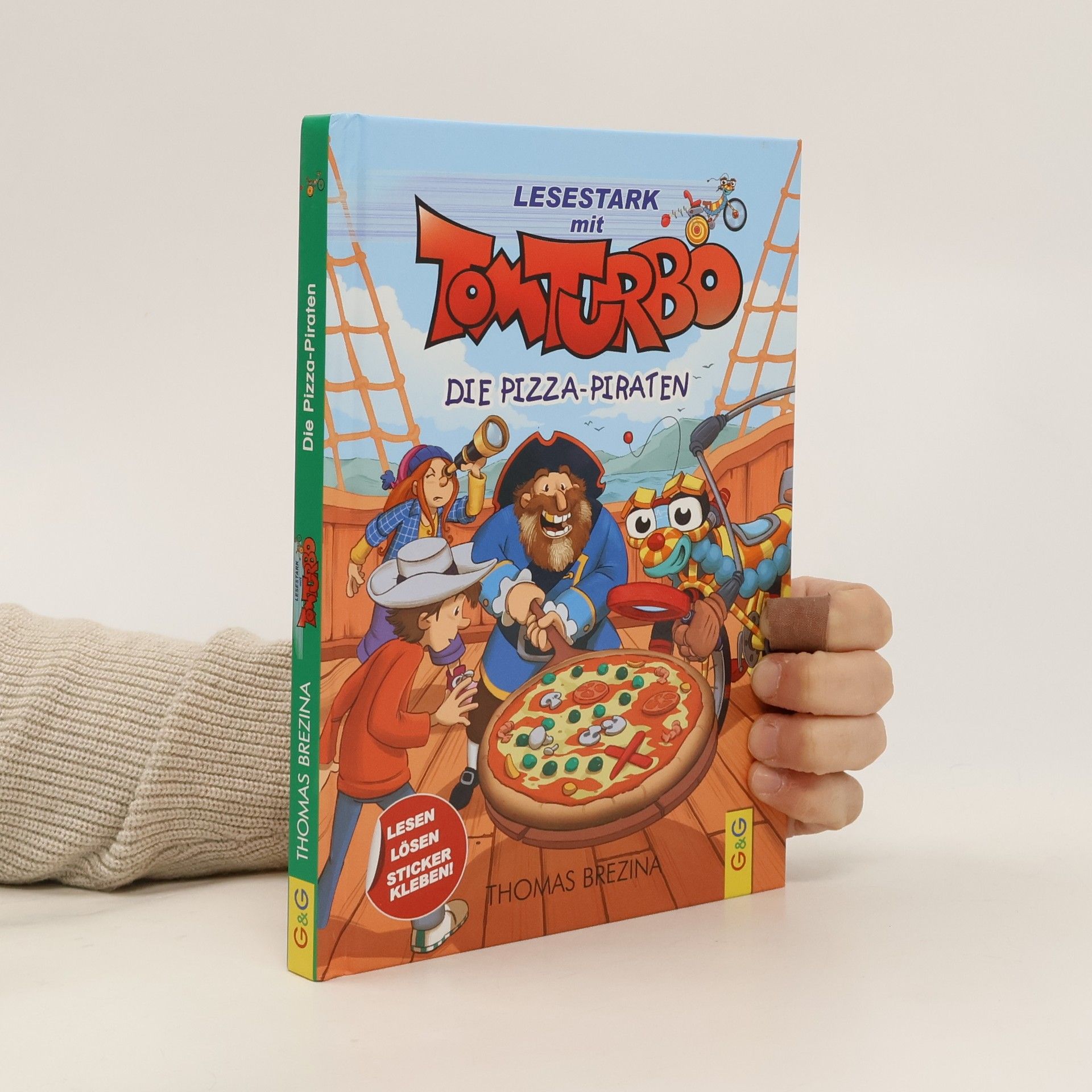 Thomas Brezina Lesestark mit Tom Turbo. Die Pizza-Piraten