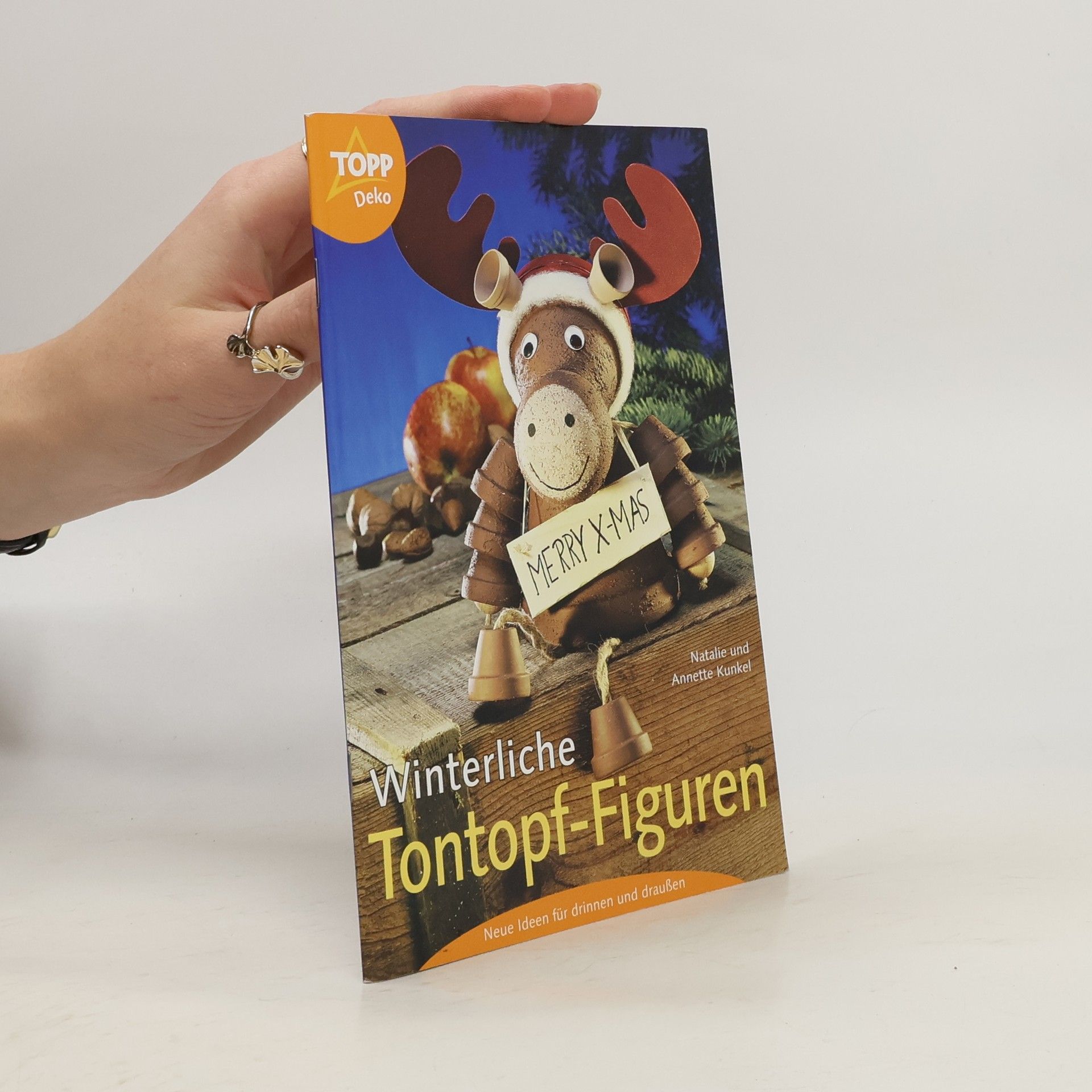 Winterliche Tontopf-Figuren