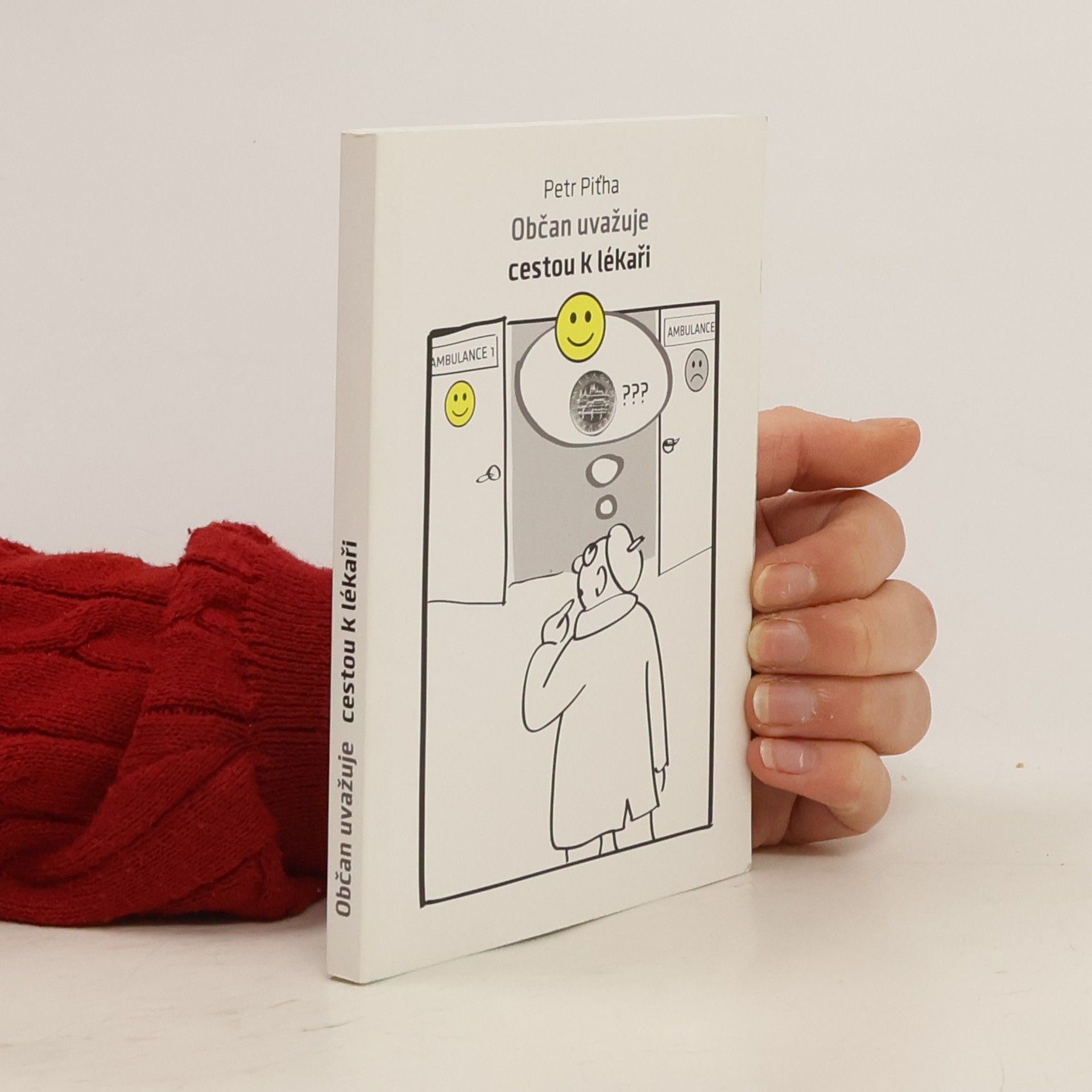 Občan uvažuje cestou k lékaři