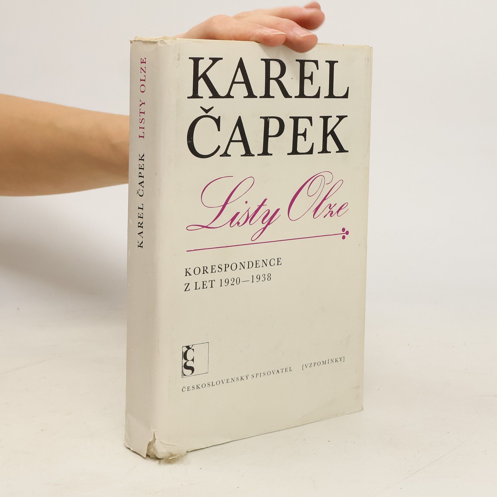 Karel Čapek Listy Olze