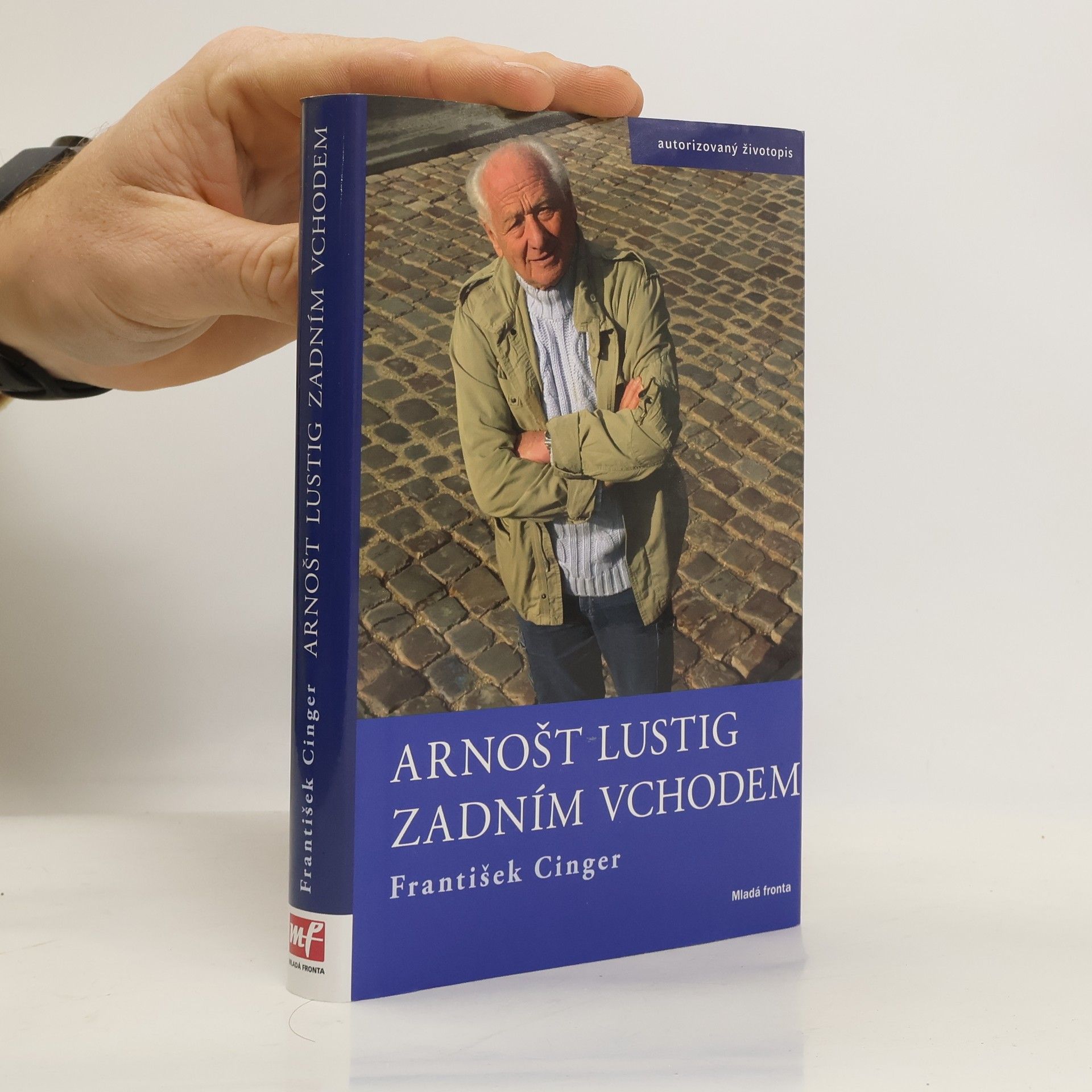 František Cinger Arnošt Lustig zadním vchodem