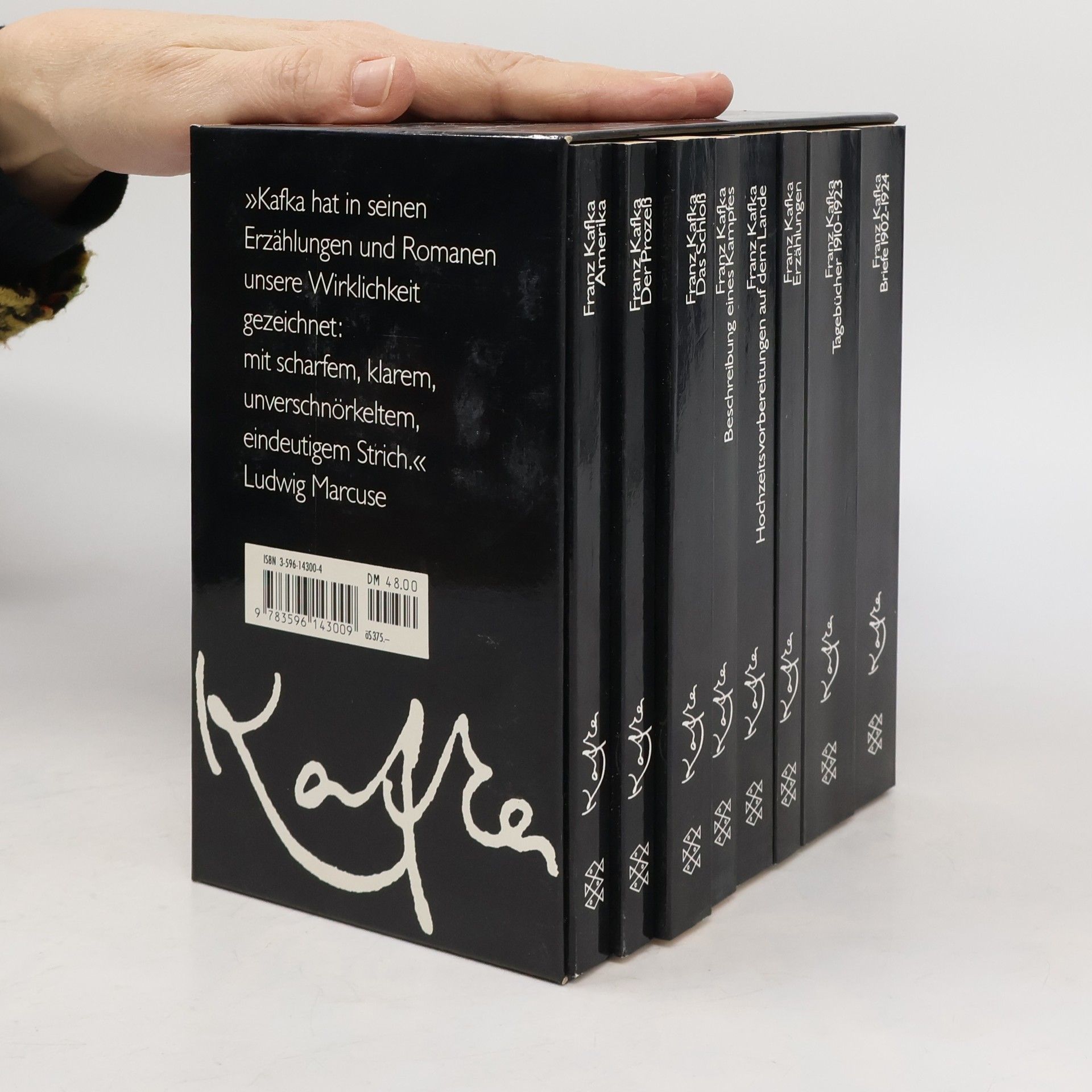 Franz Kafka Gesammelte Werke in acht Bänden
