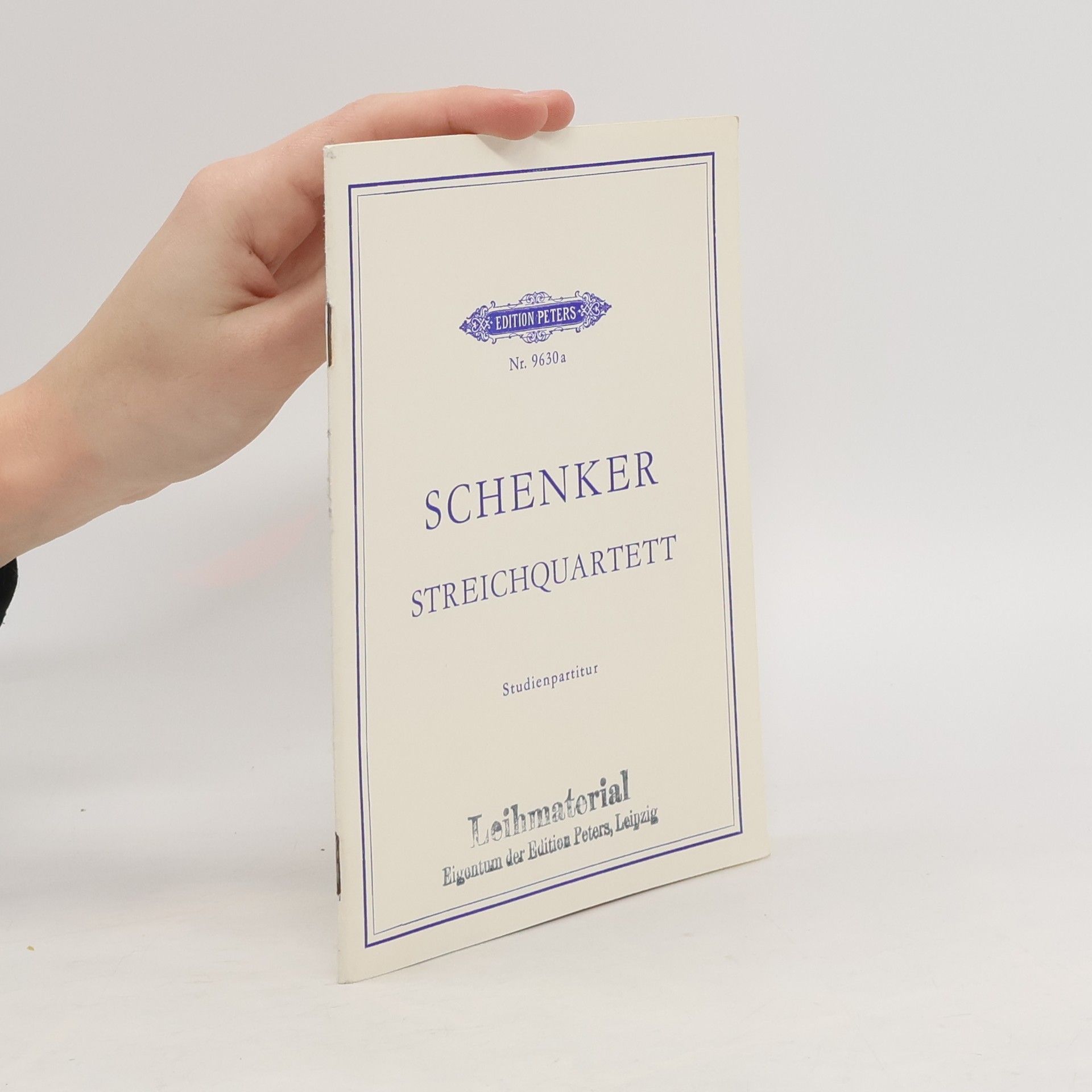 Autorenkollektiv  Schenker Streichquartett