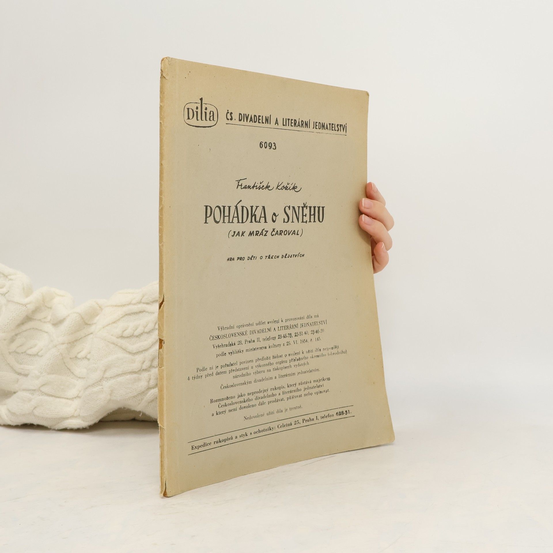 František Kožík Pohádka o sněhu