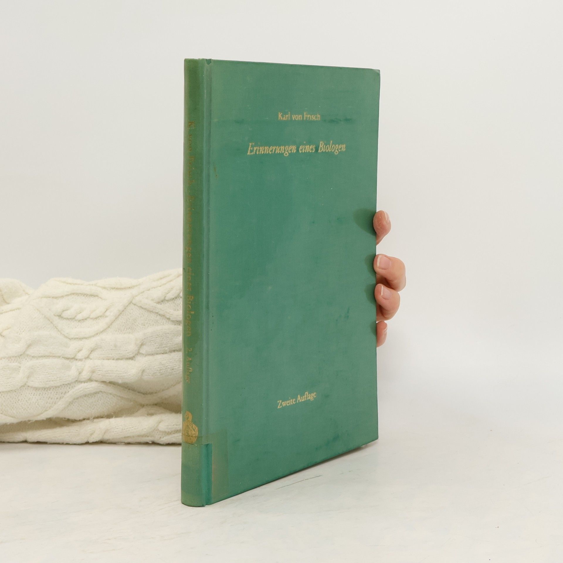 Karl von Frisch Erinnerungen eines Biologen
