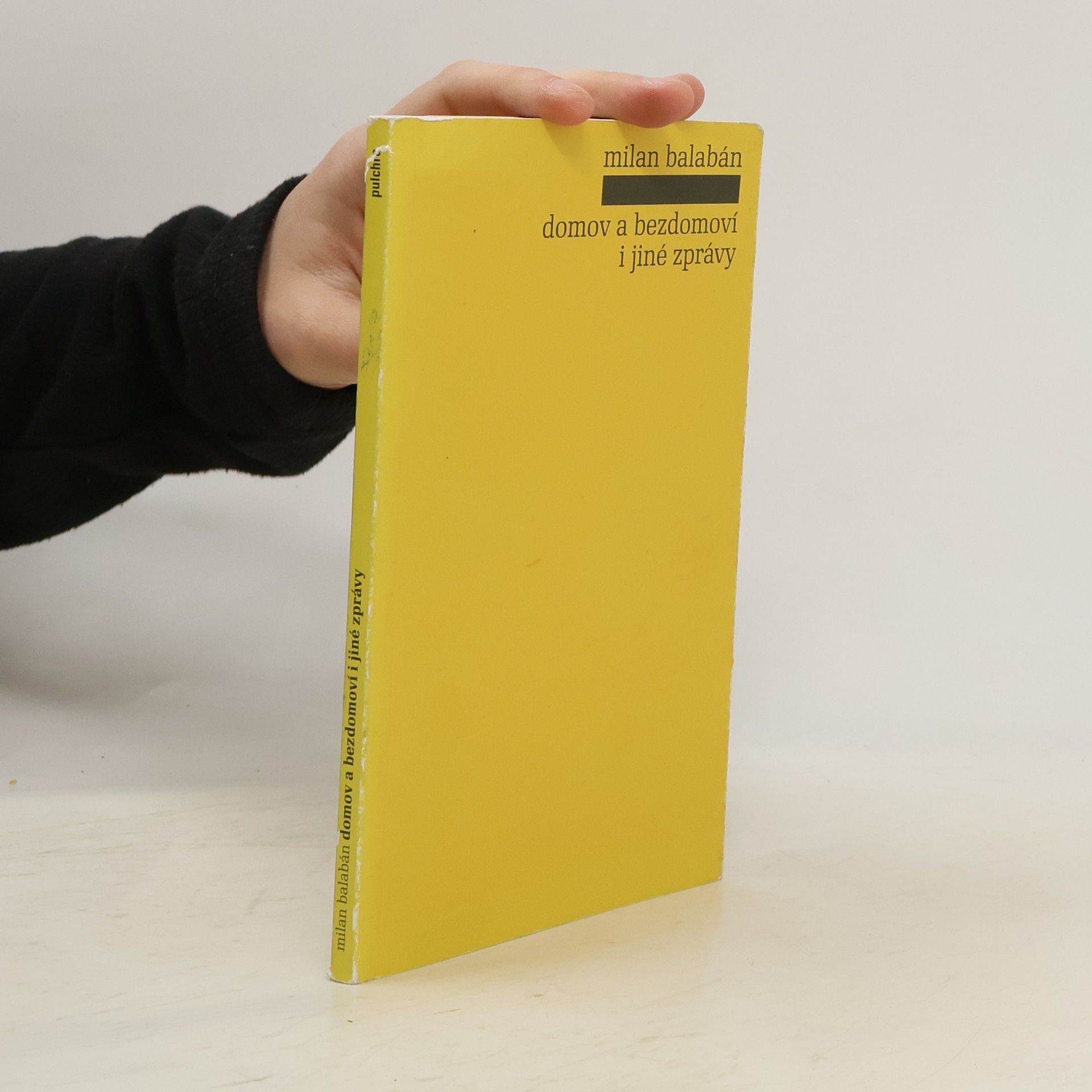 Milan Balabán Domov a bezdomoví i jiné zprávy
