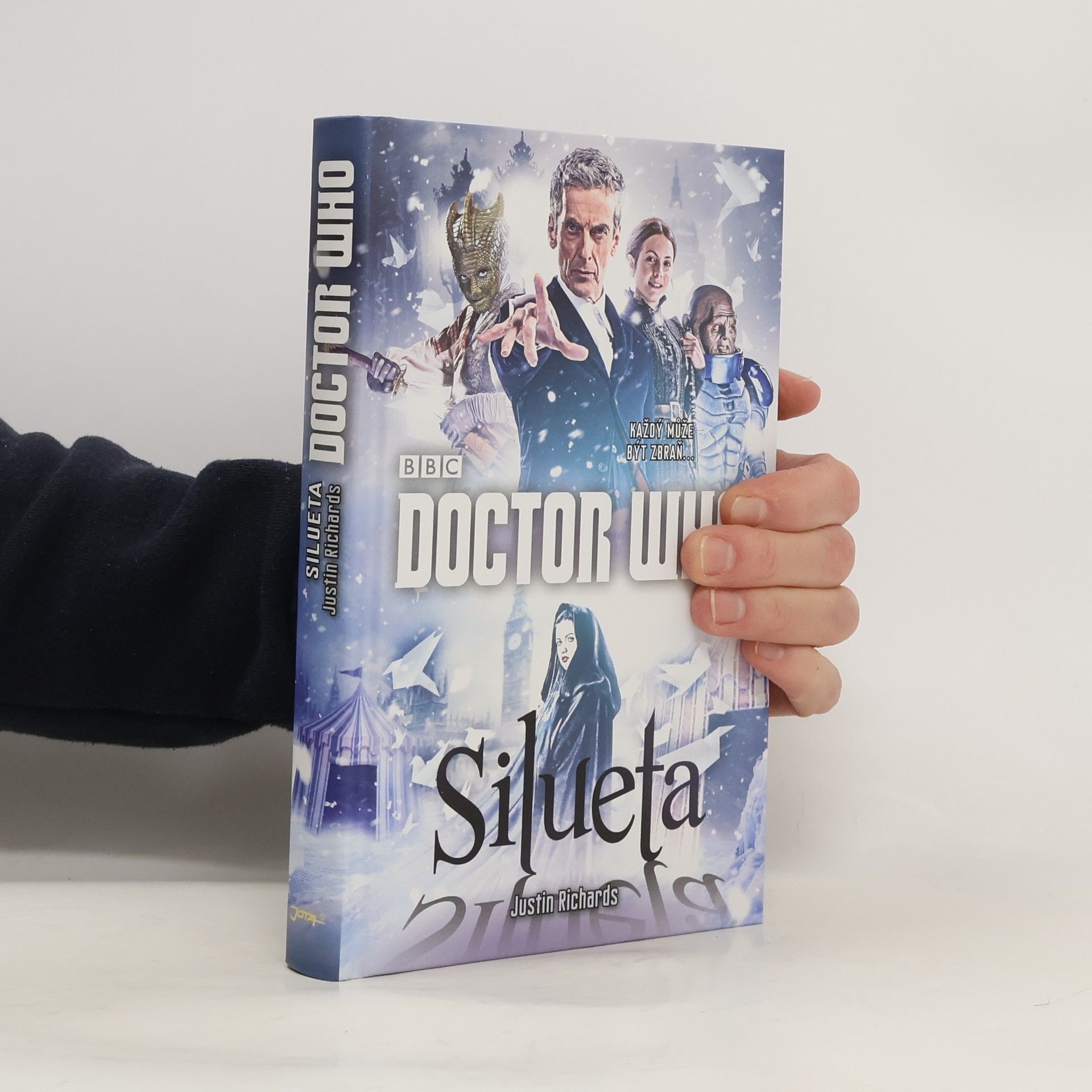Justin Richards Doctor Who. Silueta