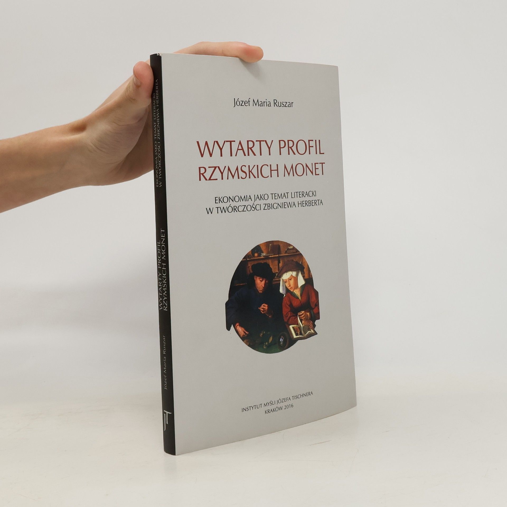 Wytarty profil rzymskich monet