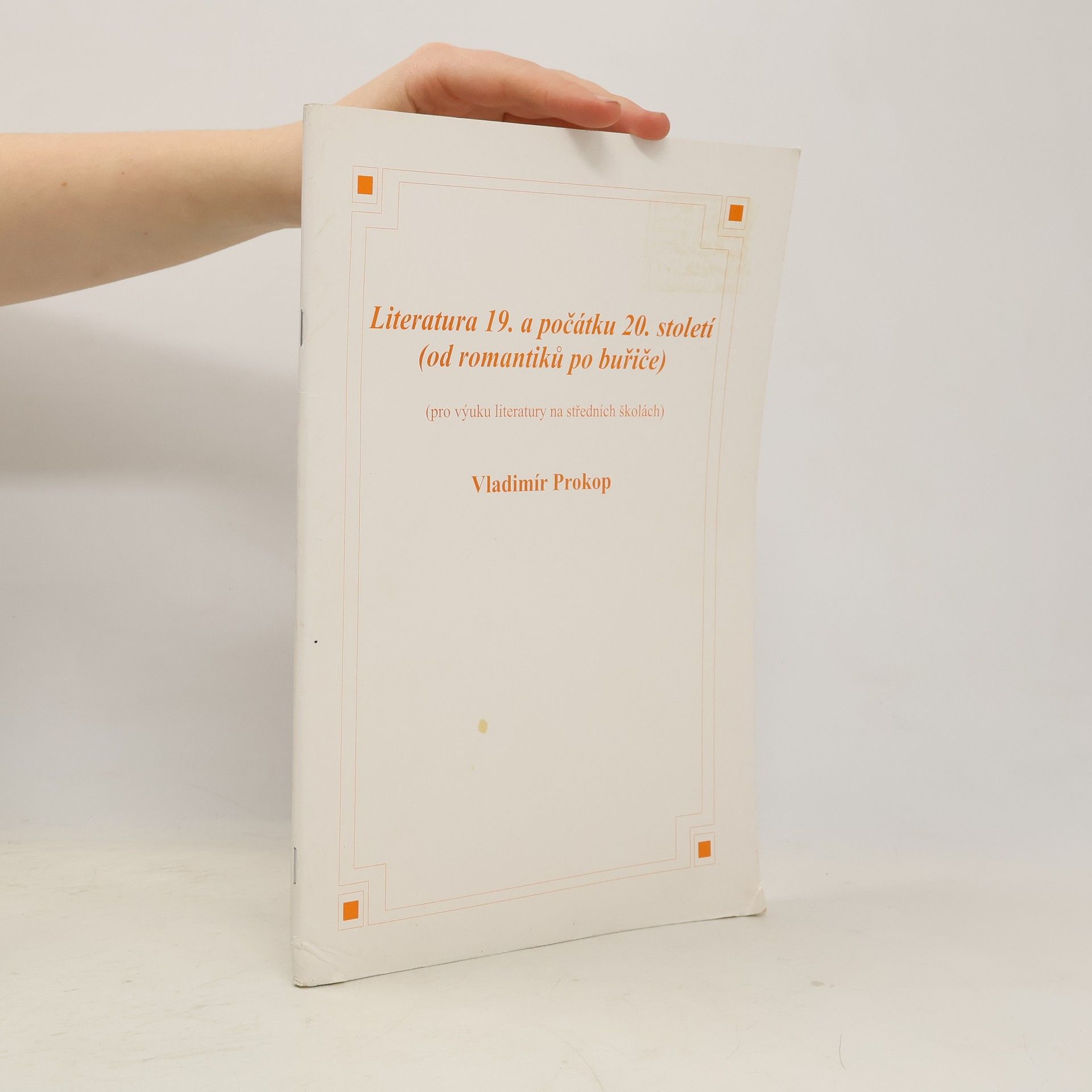 Vladimír Prokop Literatura 19. a počátku 20. století