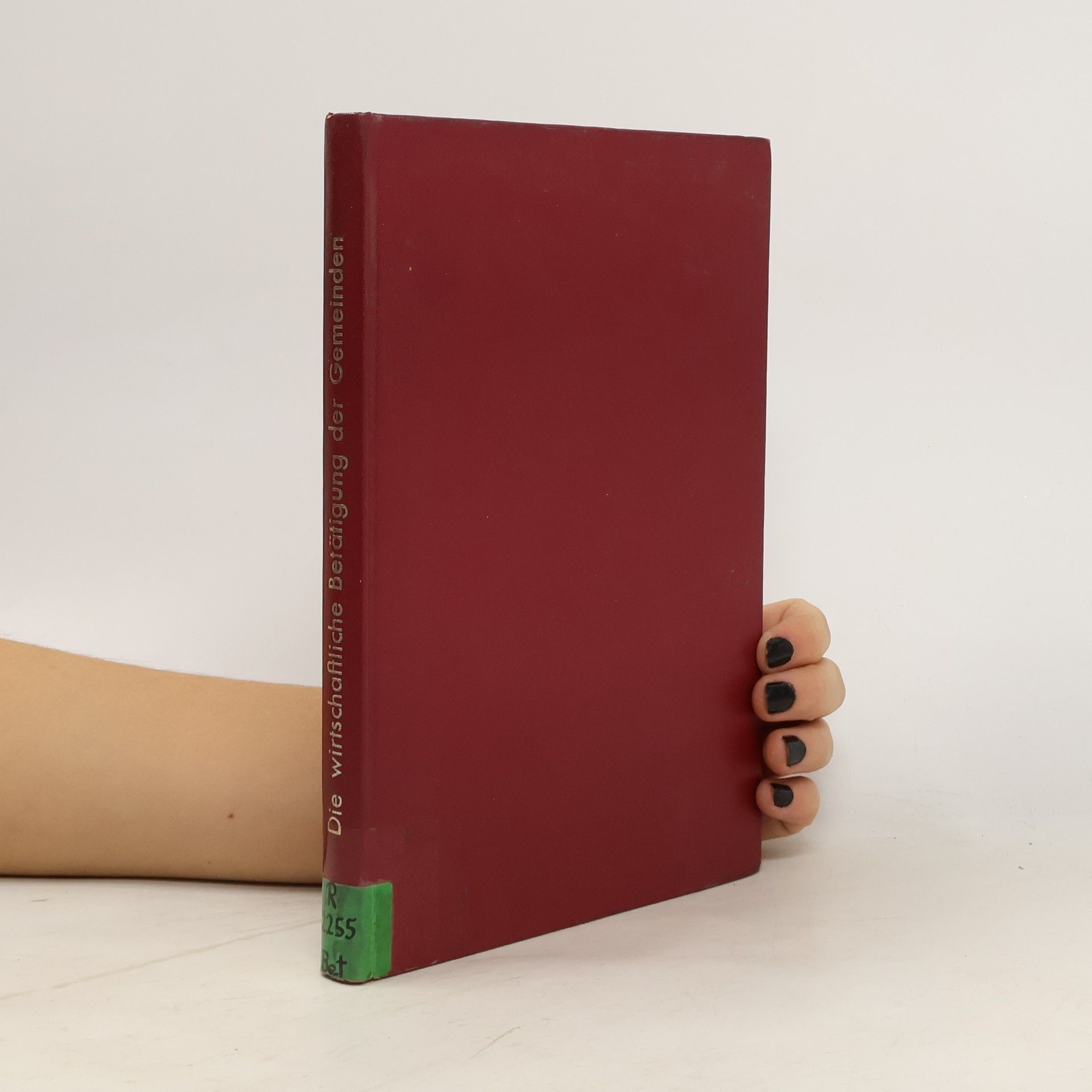 P. H. Seraphim Die wirtschaftliche Betätigung der Gemeinden