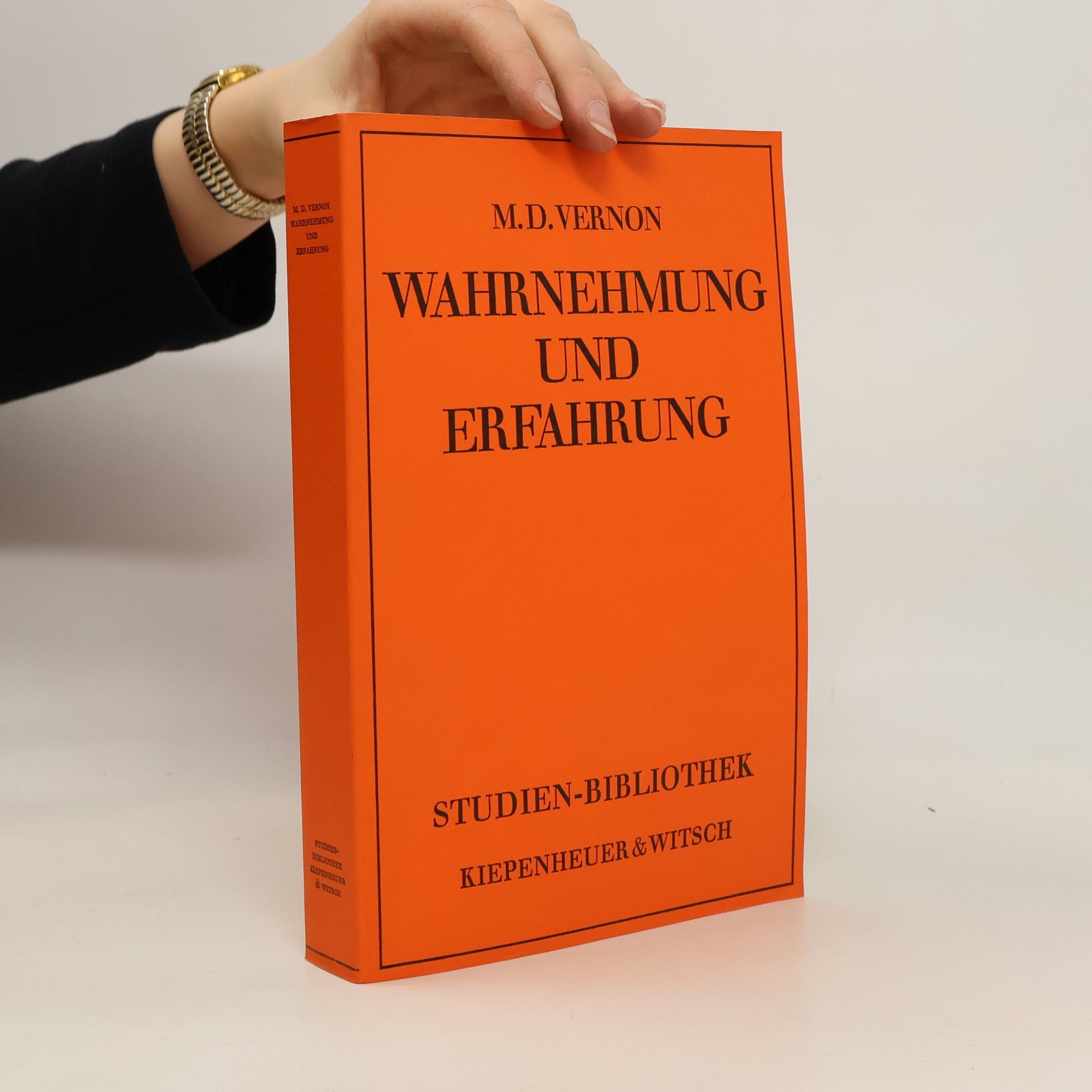 Magdalen D. Vernon Wahrnehmung und Erfahrung