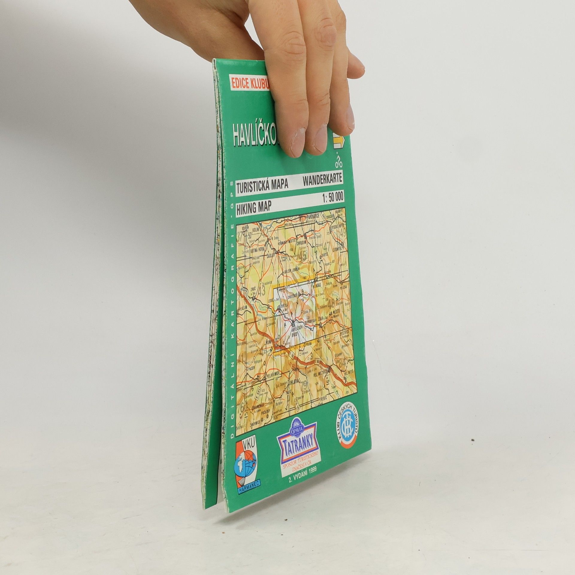 AA.VV. Havlíčkobrodsko. Turistická mapa 1:50 000