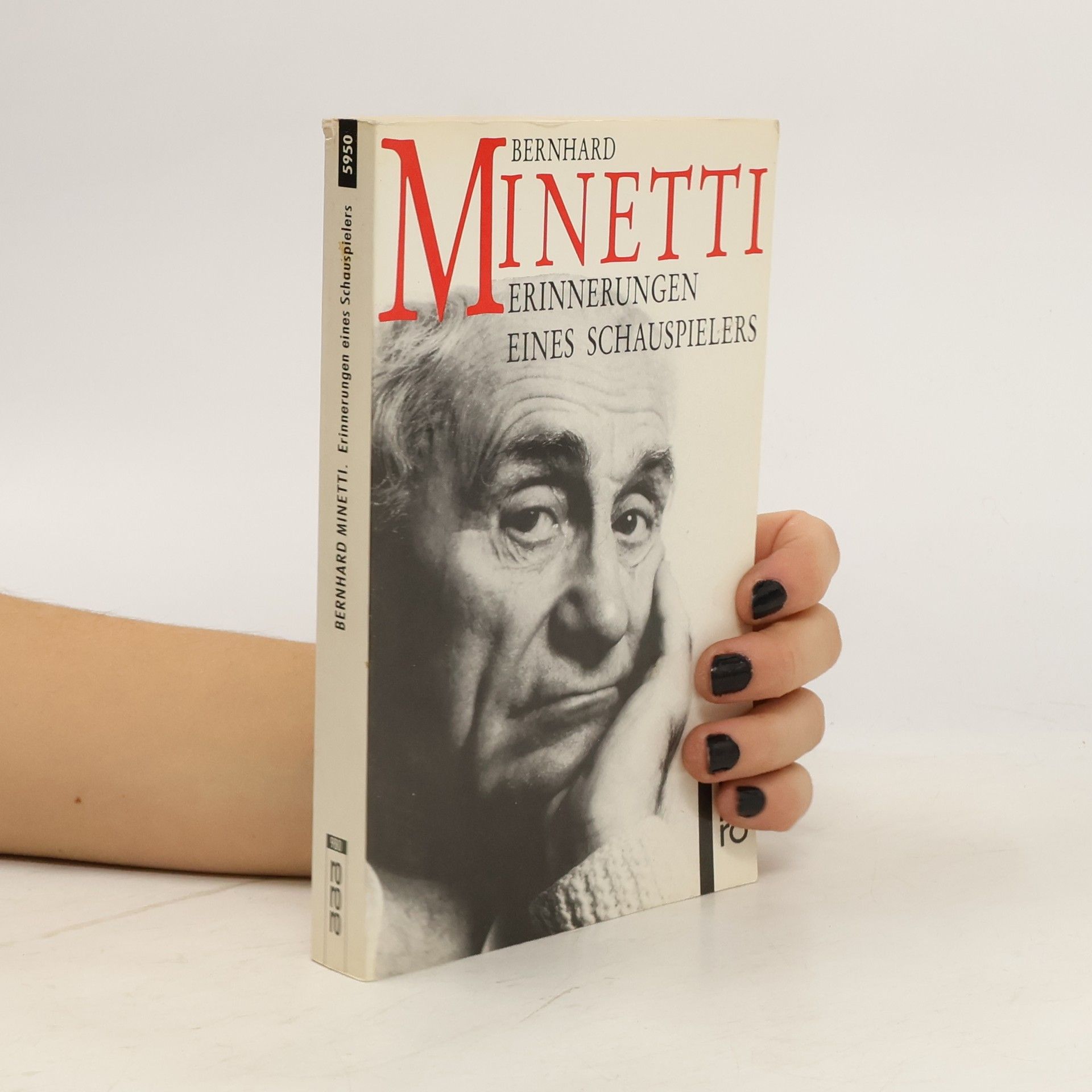 Bernhard Minetti Erinnerungen eines Schauspielers