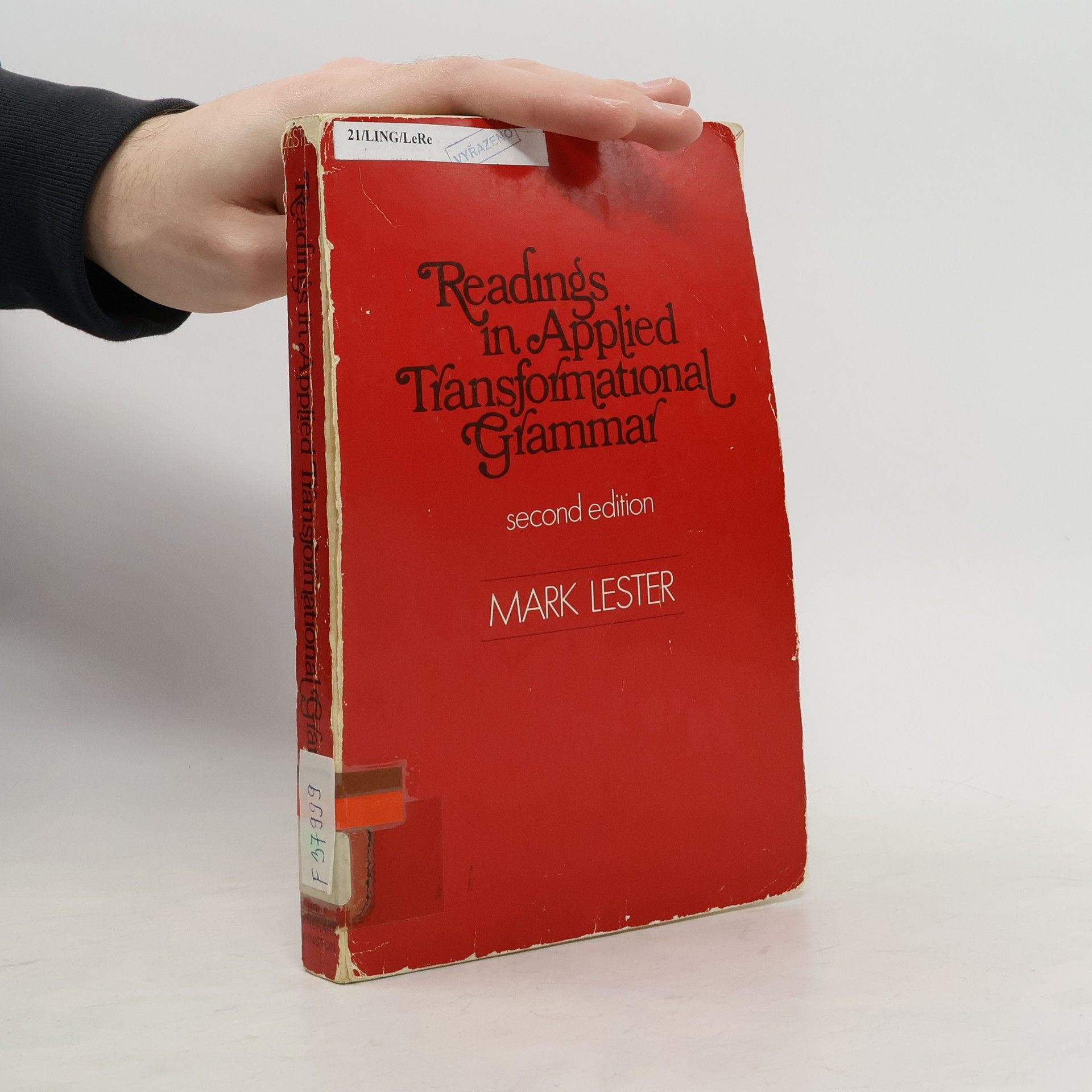 Mark Lester Readings in Applied Transformational Grammar