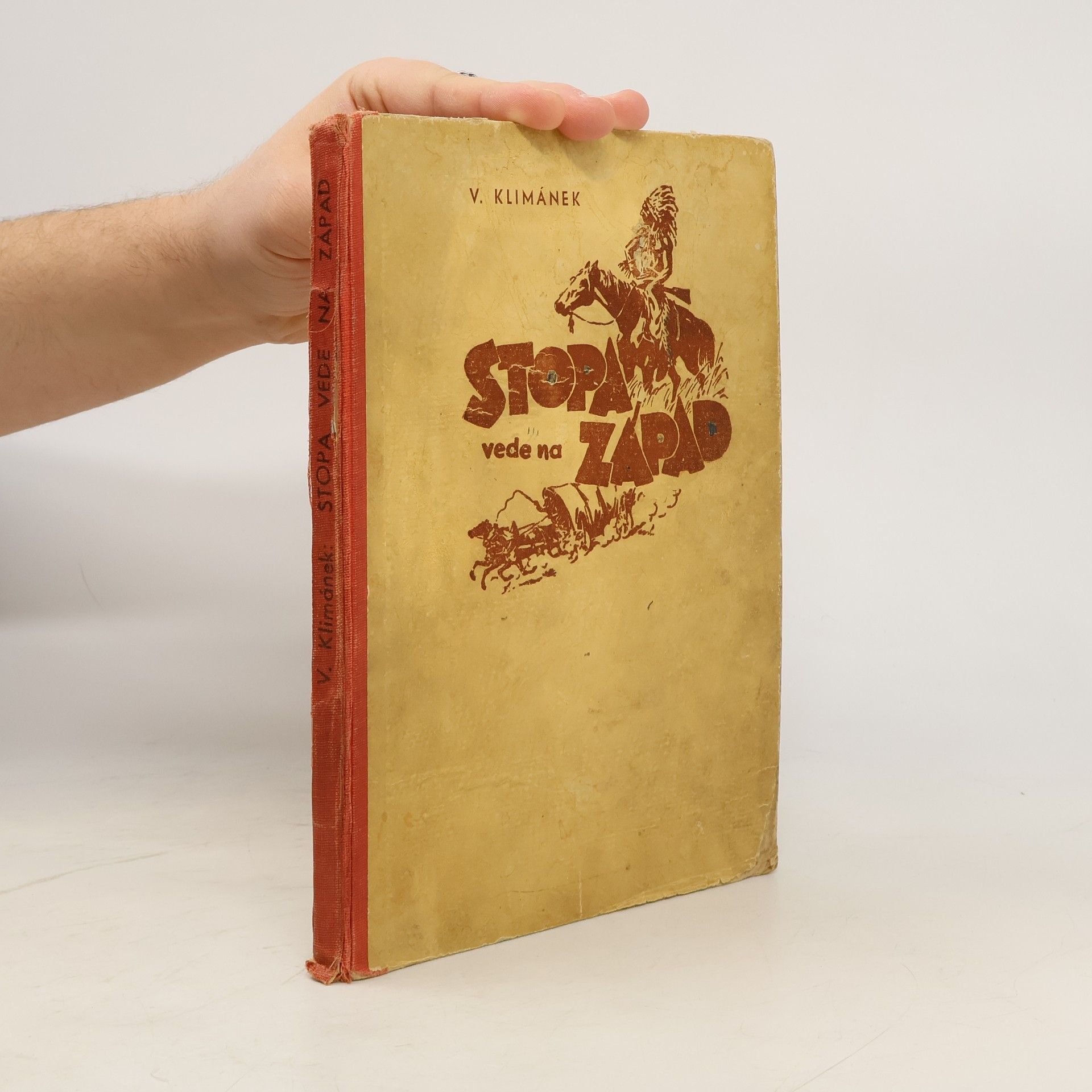 Stopa vede na západ