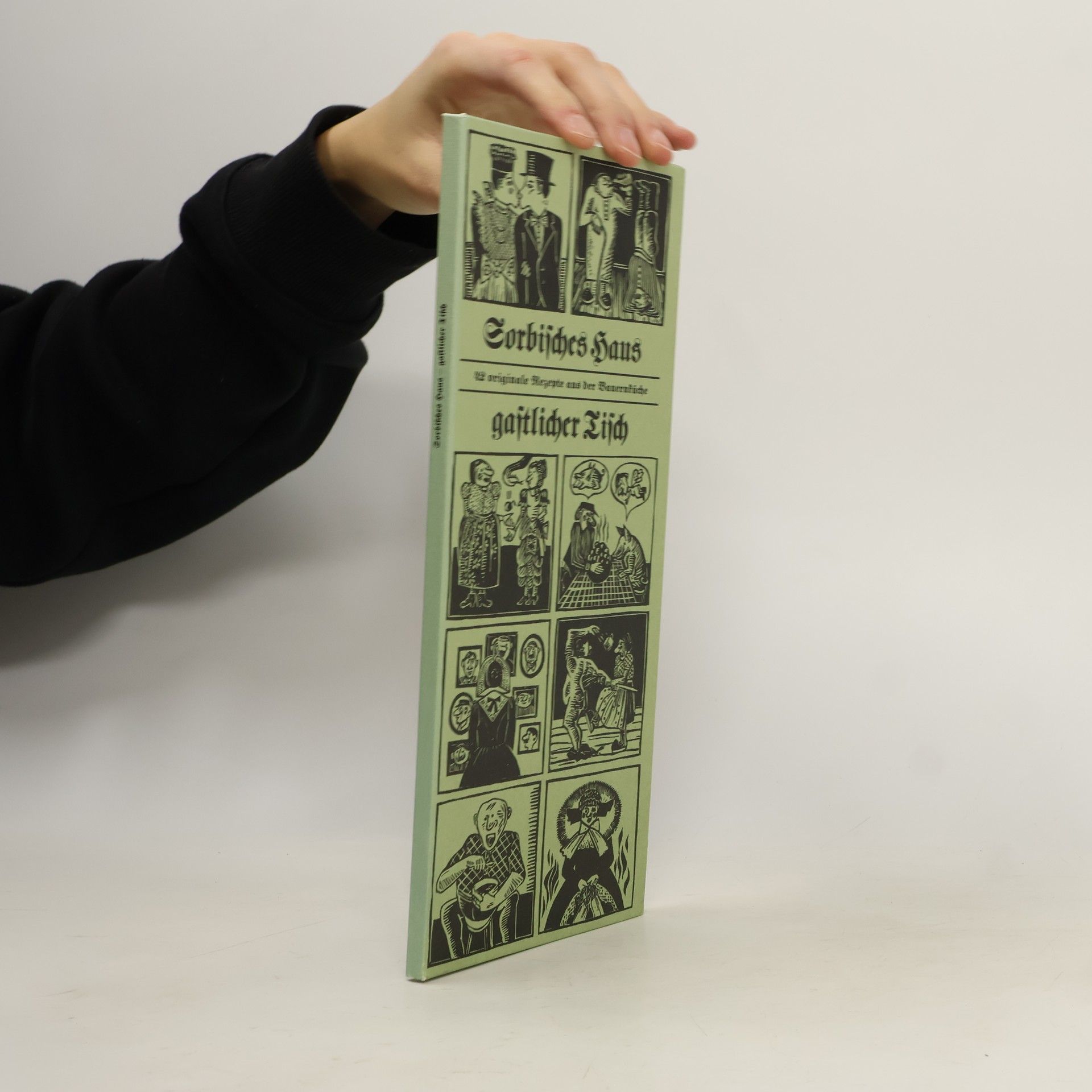 Hync Rychtaŕ Sorbisches Haus, gastlicher Tisch