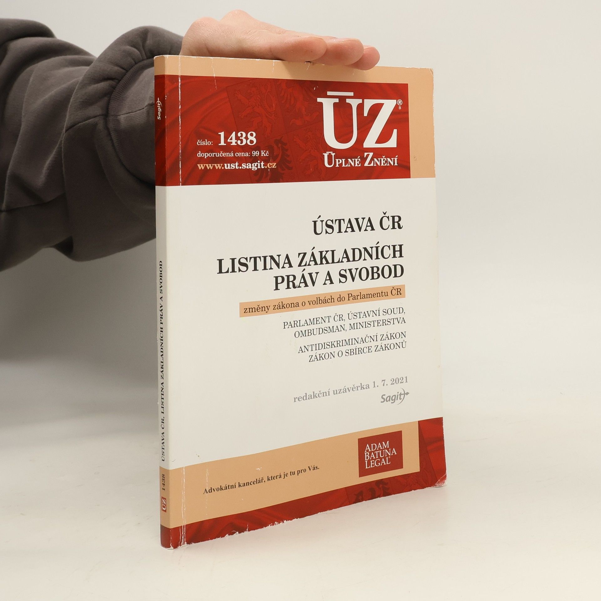 AA.VV. ÚZ 1438. Ústava ČR, Listina základních práv a svobod