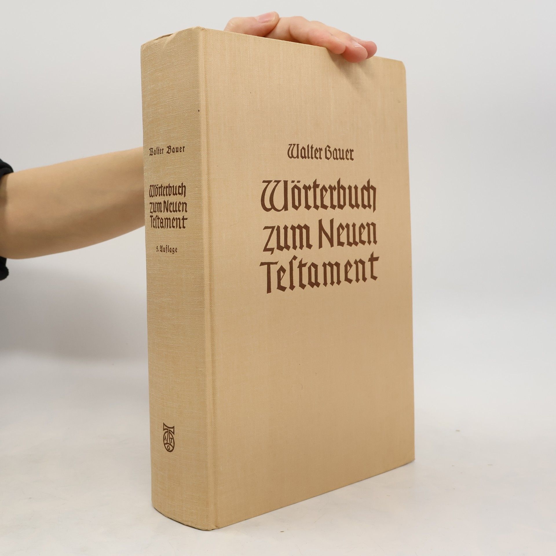 Walter Bauer Griechisch-deutsches Wörterbuch