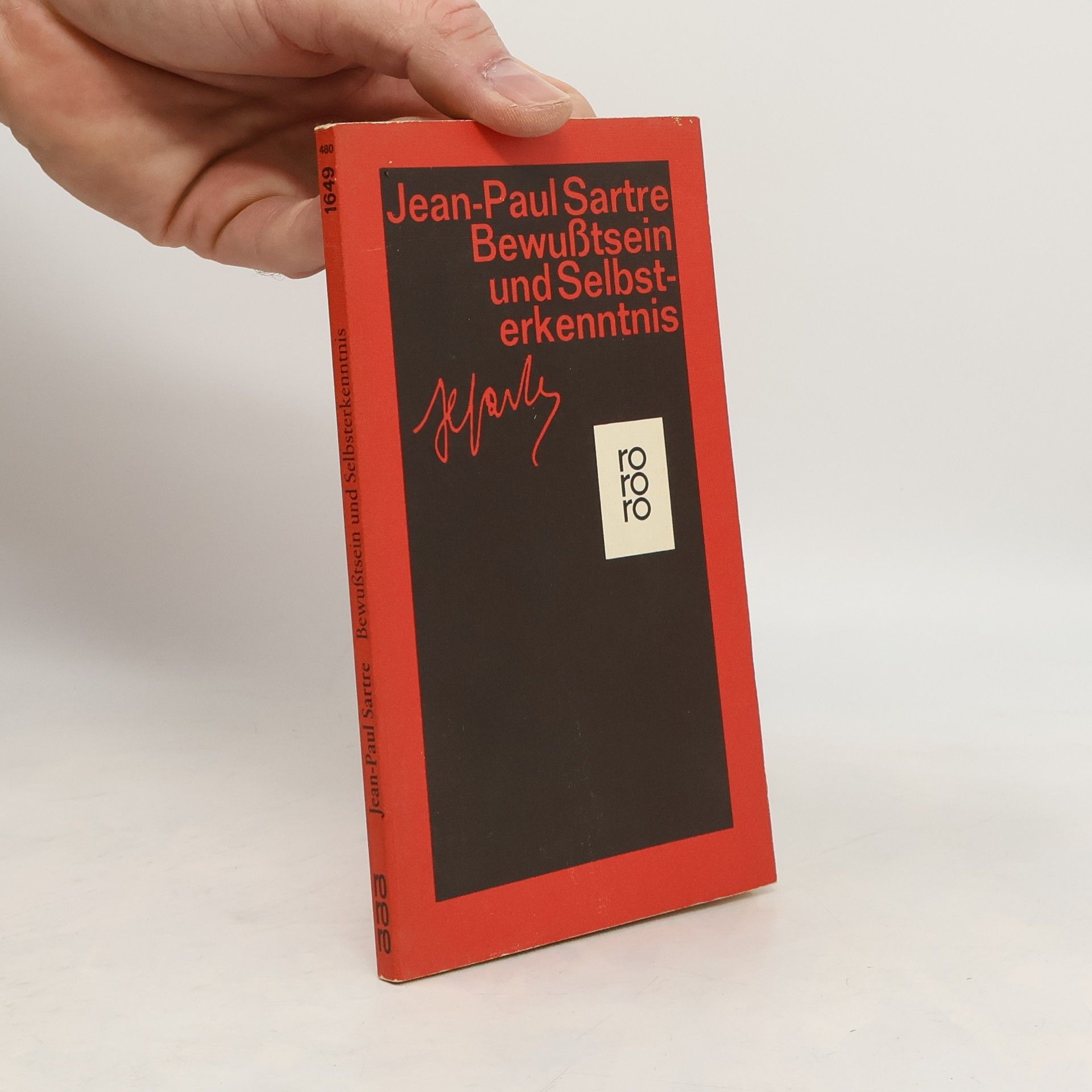 Jean-Paul Sartre Bewußtsein und Selbsterkenntnis