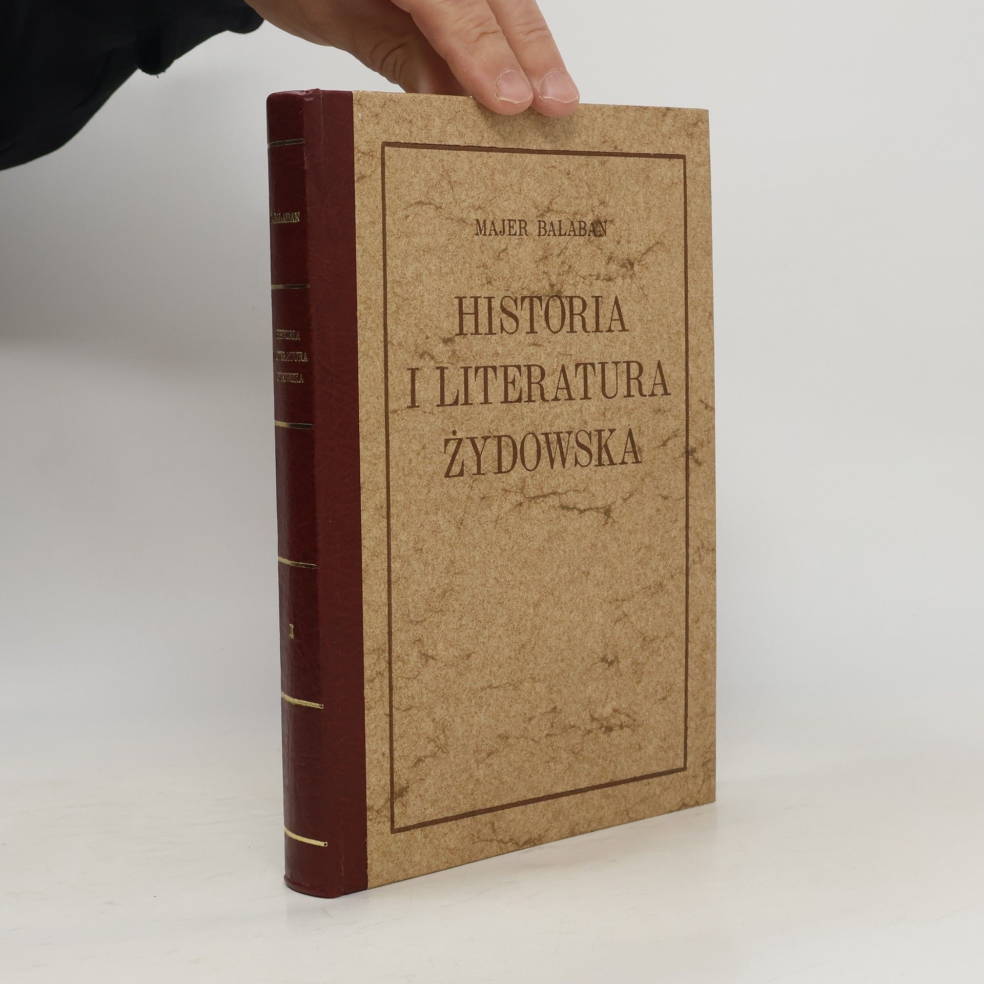 Majer Bałaban Historia i literatura żydowska