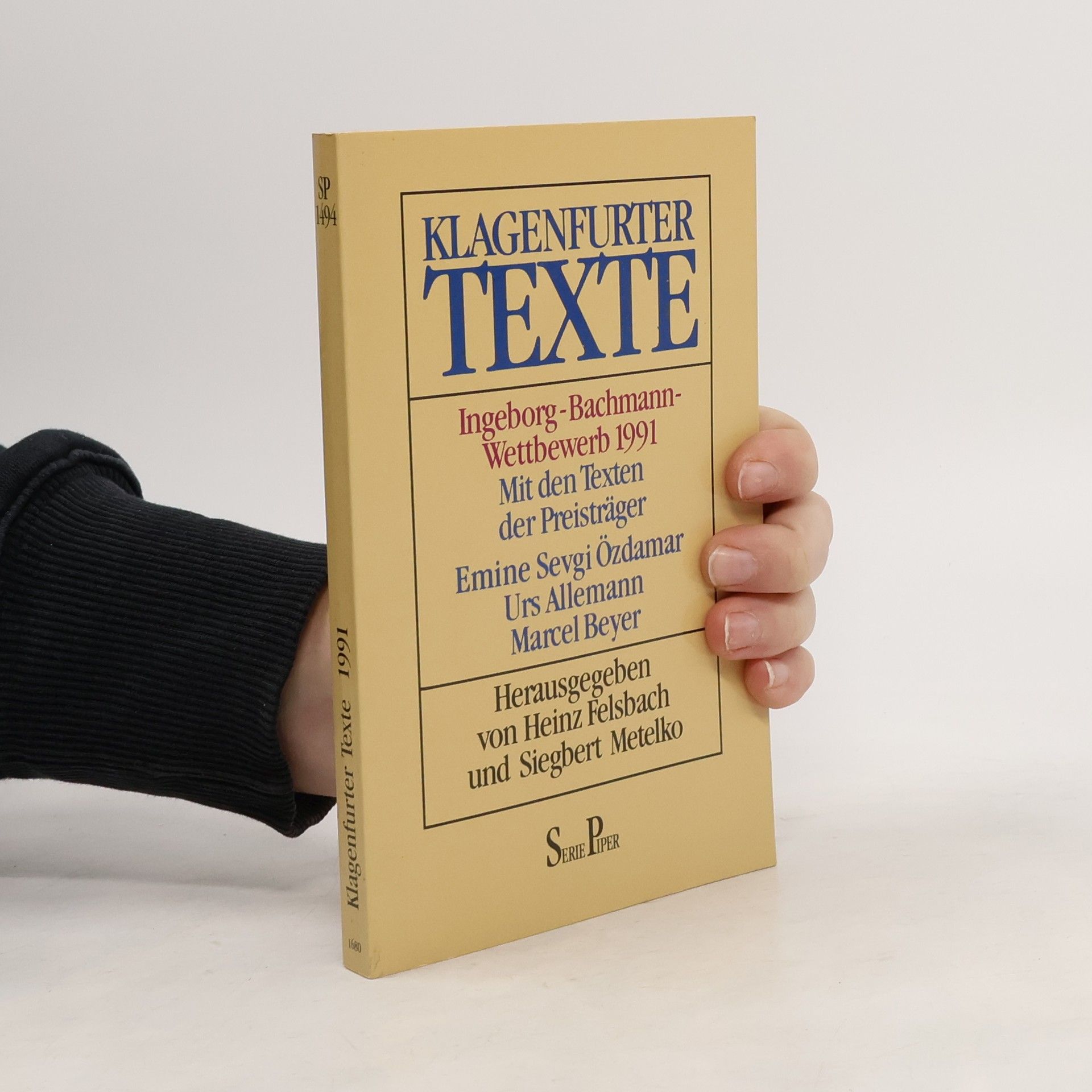 Heinz Felsbach Klagenfurter Texte